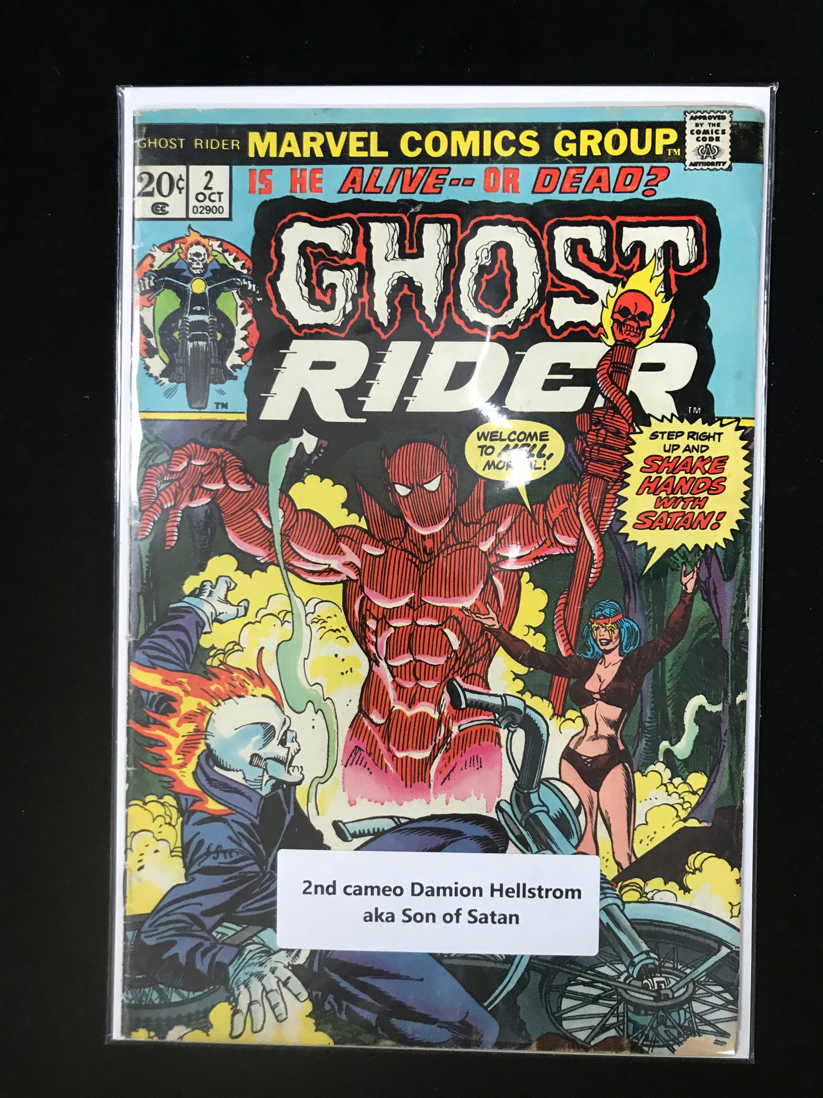 MARVEL COMICS NO.2 GHOST RIDER (2NDCAMEO OF SON OF SATAN) (1 of 1)