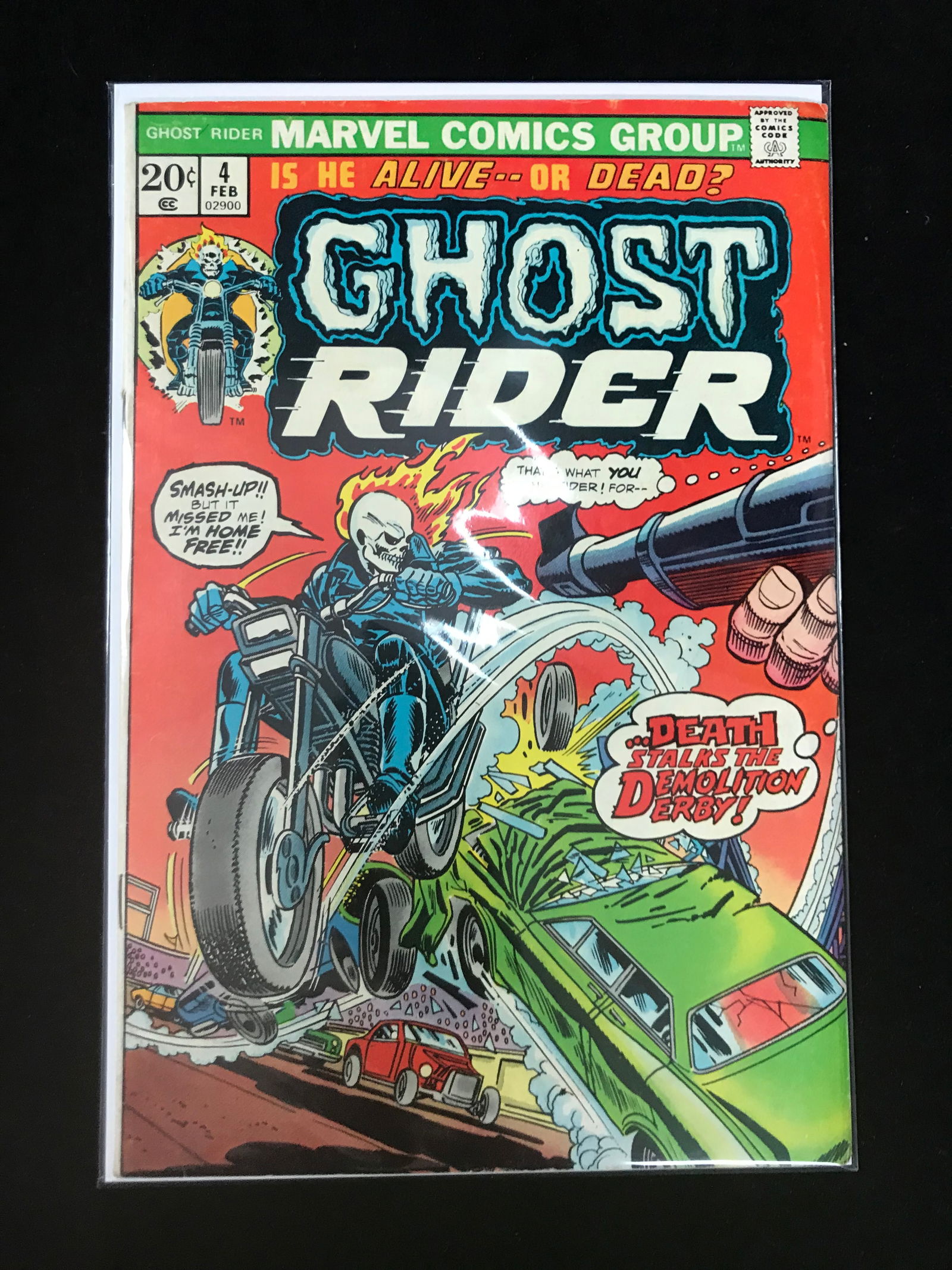 MARVEL COMICS NO.4 GHOST RIDER (1 of 1)