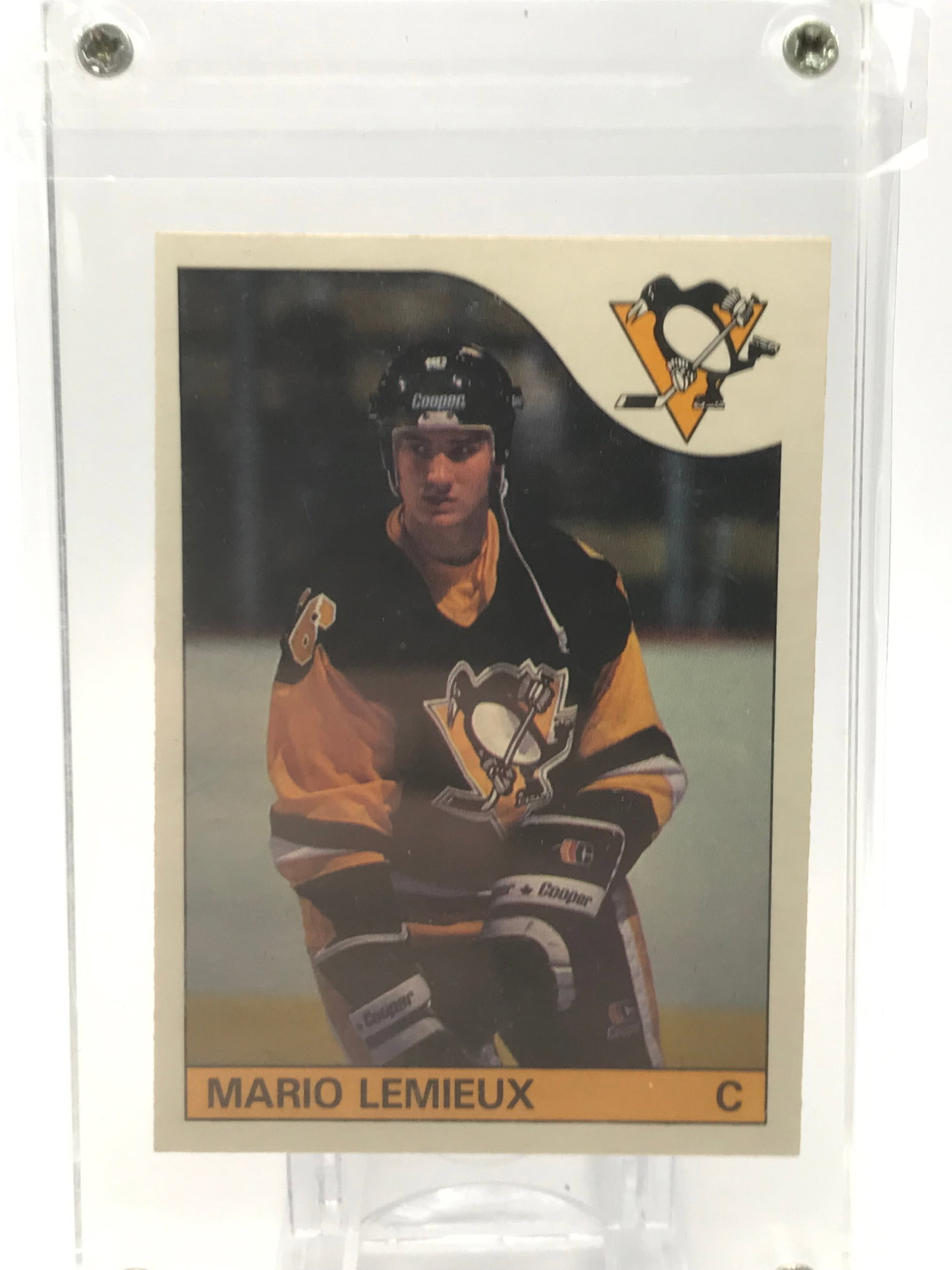 1985-86 O PEE CHEE MARIO LEMIEUX ROOKIE CARD: Prices are in Canadian dollars