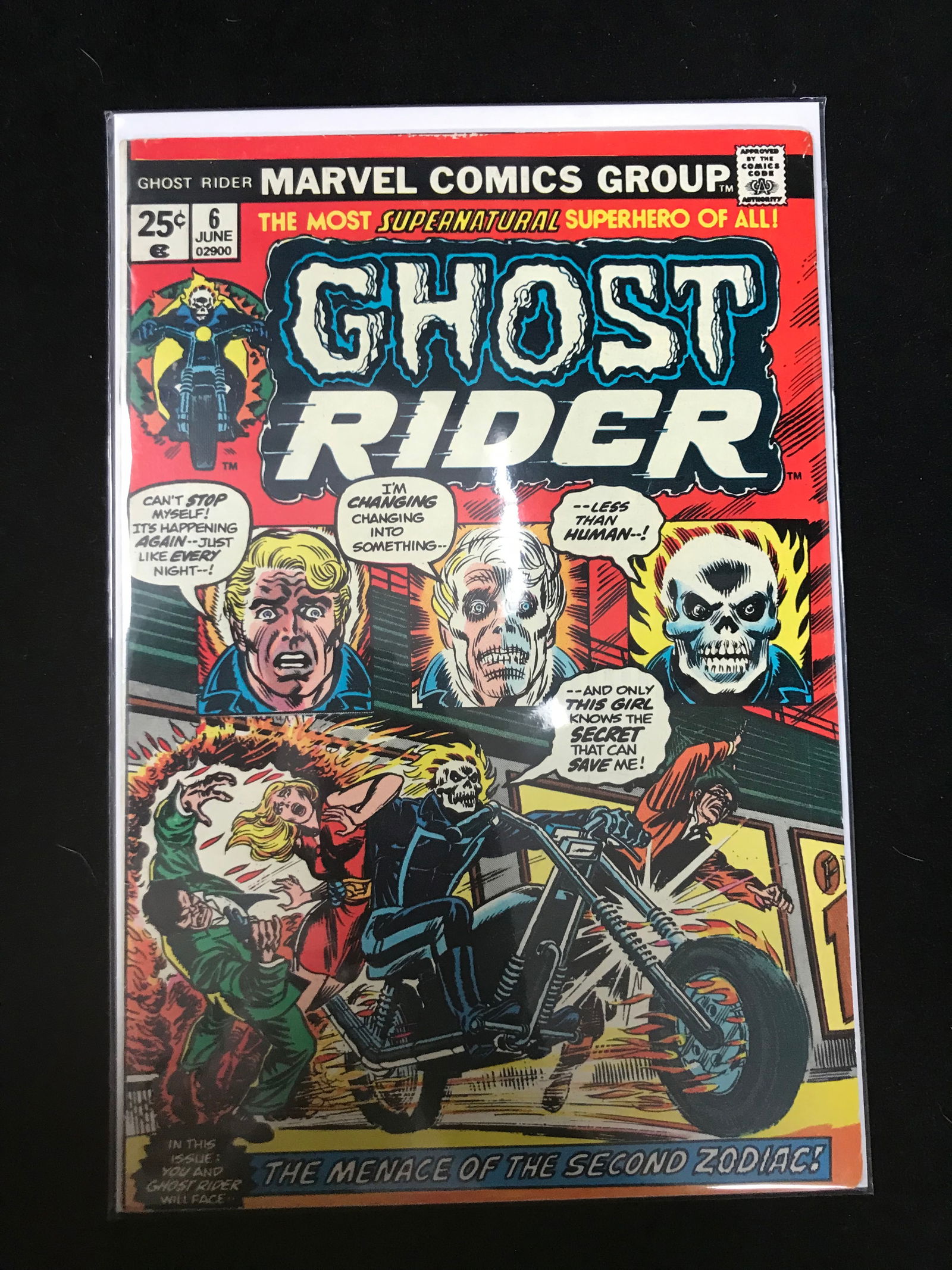 MARVEL COMICS NO.6 GHOST RIDER (1 of 1)