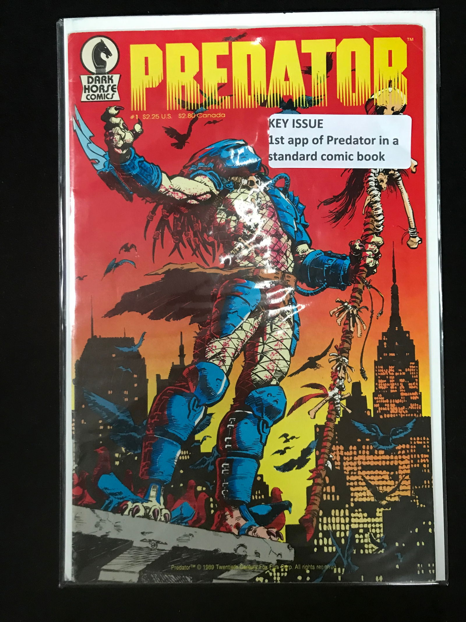 DARK HORSE NO.1 PREDATOR (1ST APP PREDATOR IN A STANDARD COMIC (1 of 1)