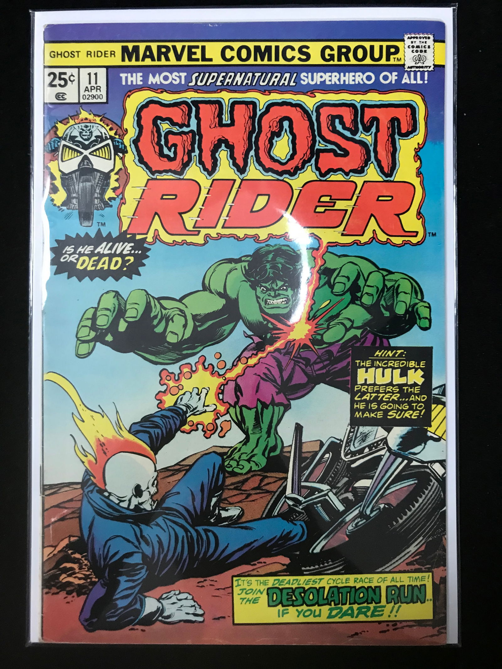 MARVEL COMICS NO.11 GHOST RIDER (1 of 1)