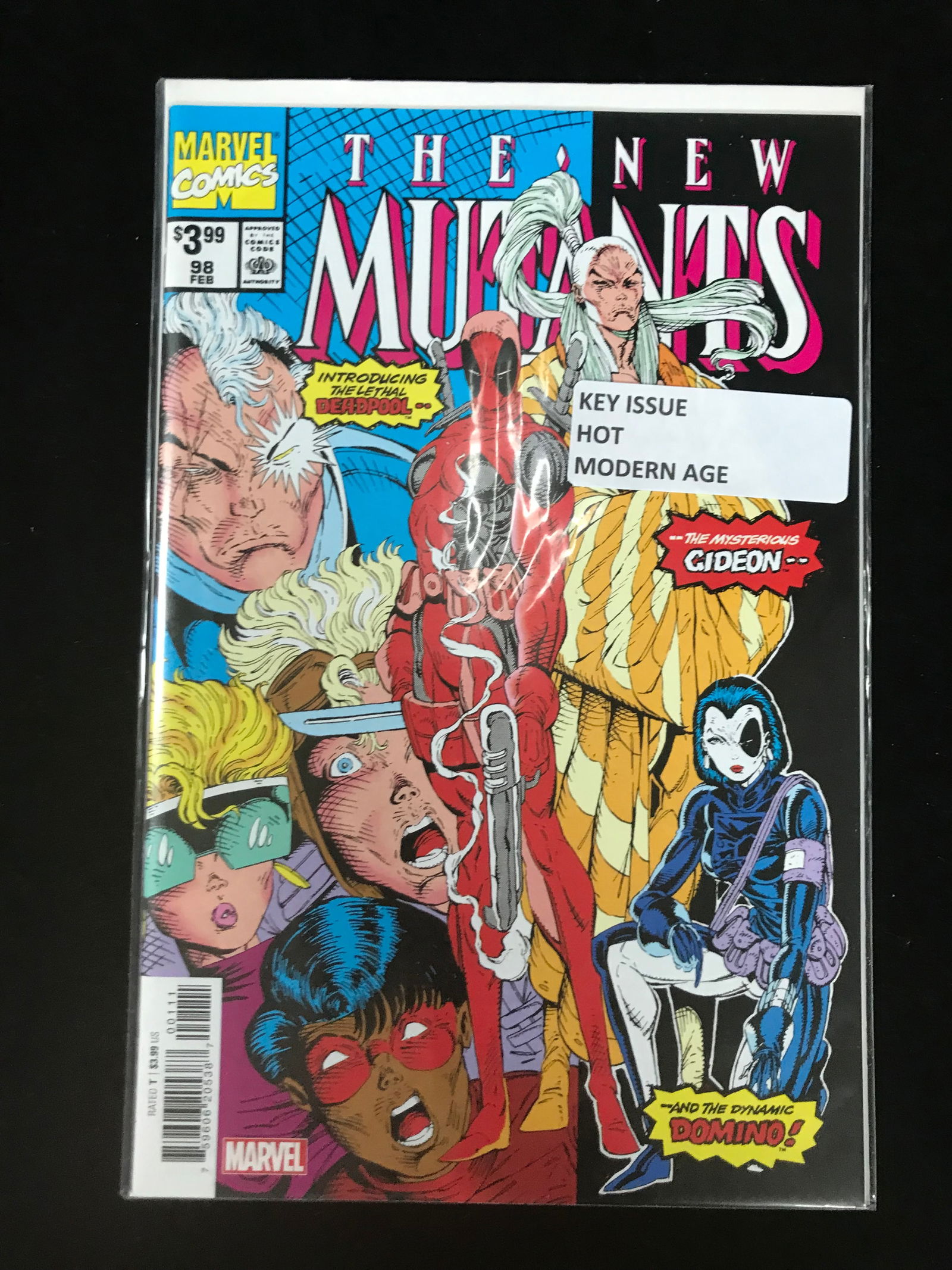 MARVEL COMICS NO.98 THE NEW MUTANTS (HOT MODERN) (1 of 1)