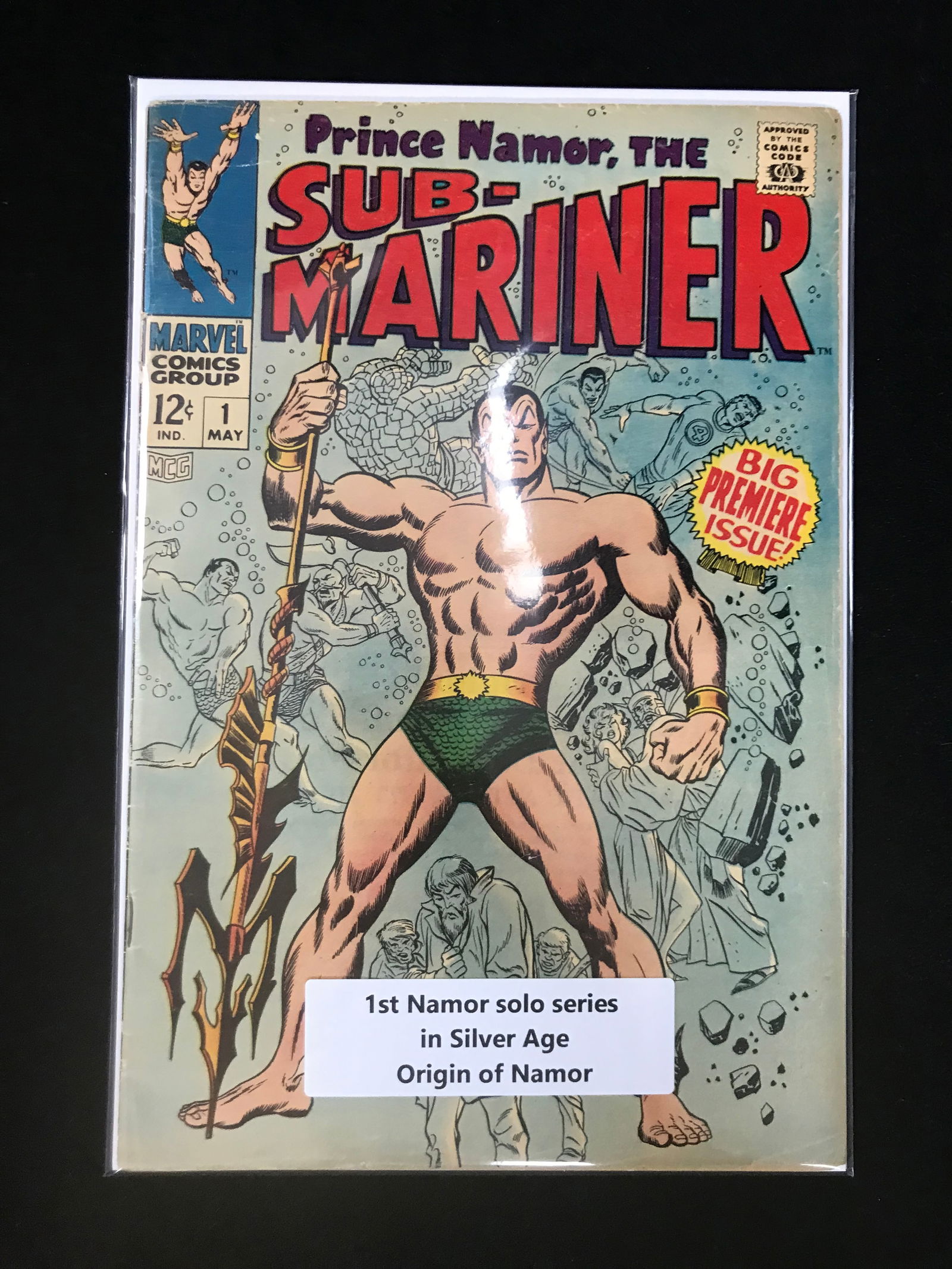 MARVEL COMICS NO.1 SUB-MARINER (1ST NAMOR SOLO SERIES IN SILVER AGE AND ORIGIN) (1 of 1)