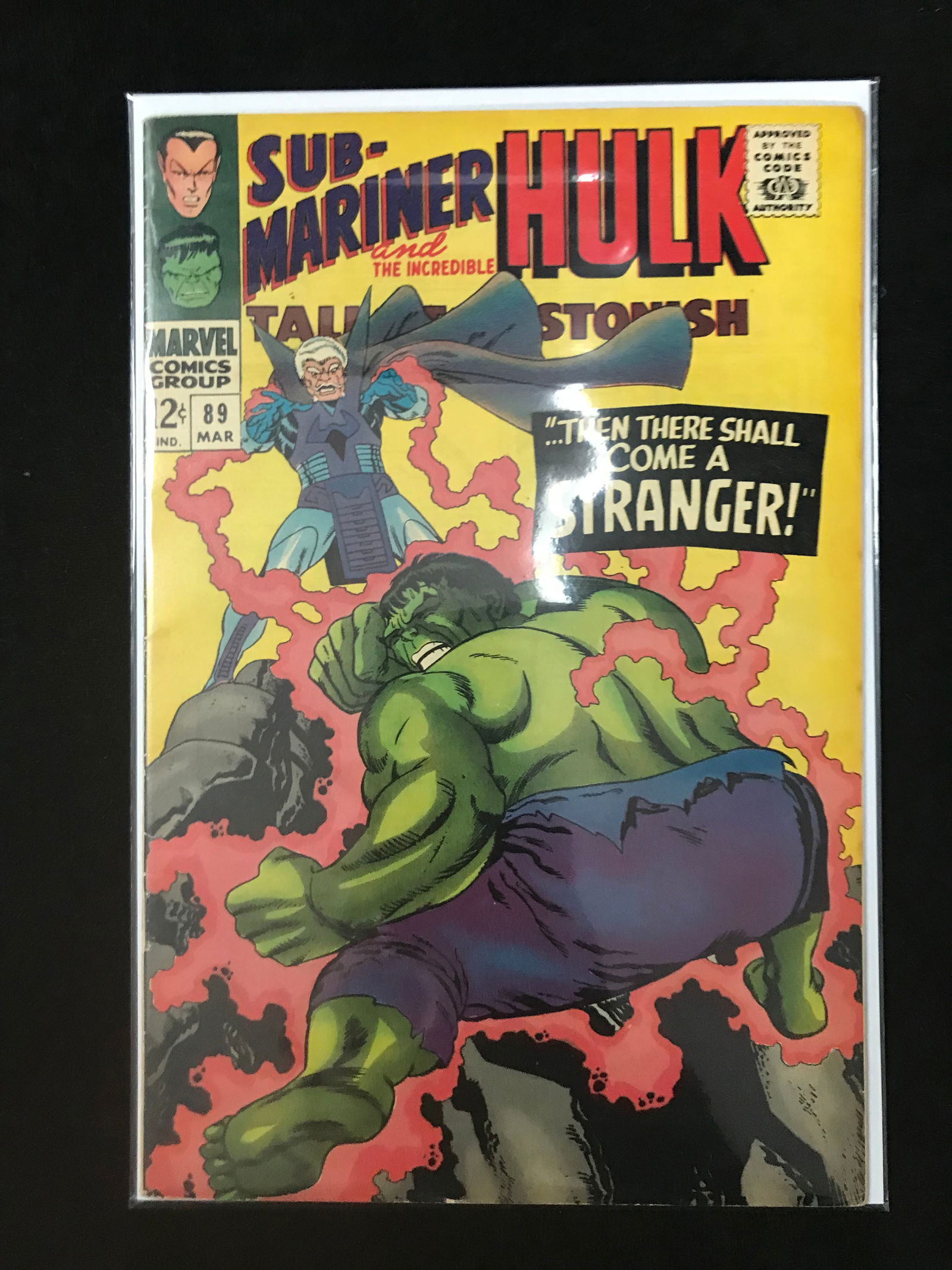 MARVEL COMICS NO.89 SUB-MARINER AND THE INCREDIBLE HULK (1 of 1)
