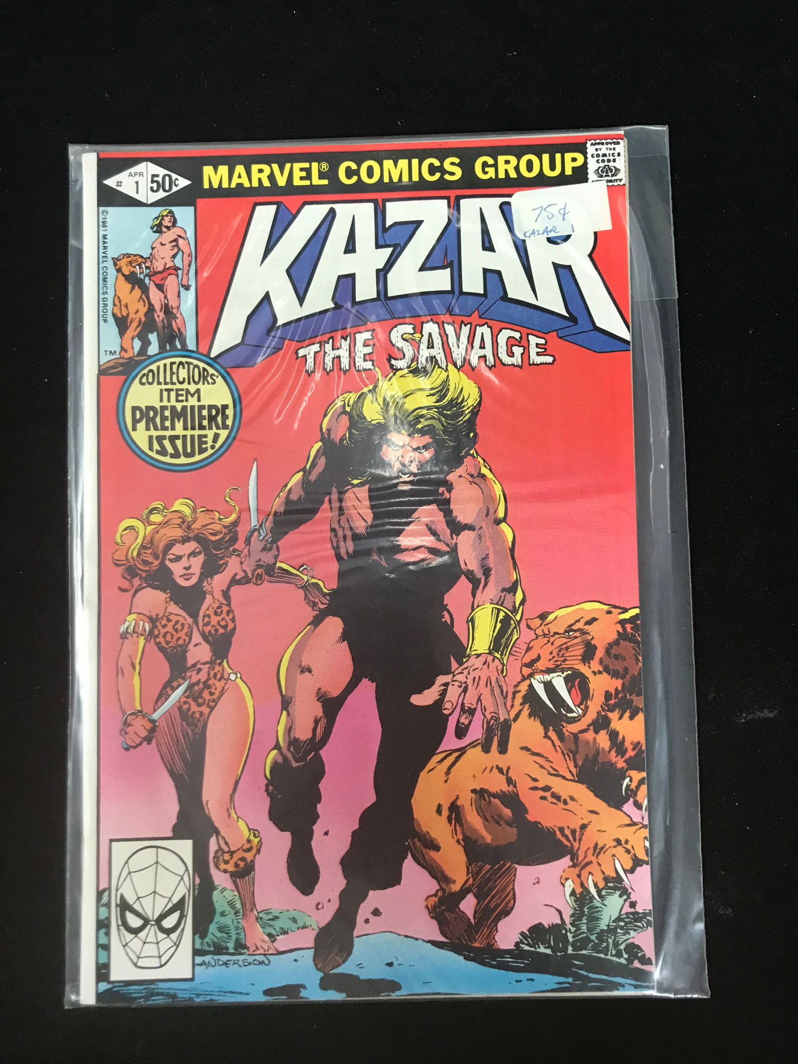 MARVEL COMICS KAZAR NO.1 (1 of 1)