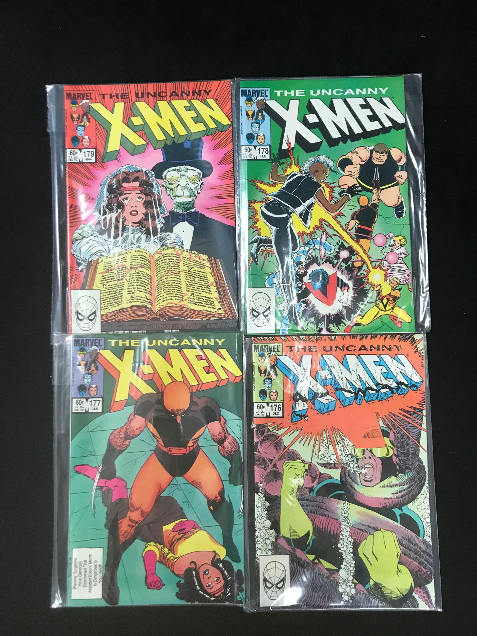 MARVEL COMICS THE UNCANNY X-MEN COMIC BOOK LOT (1 of 1)