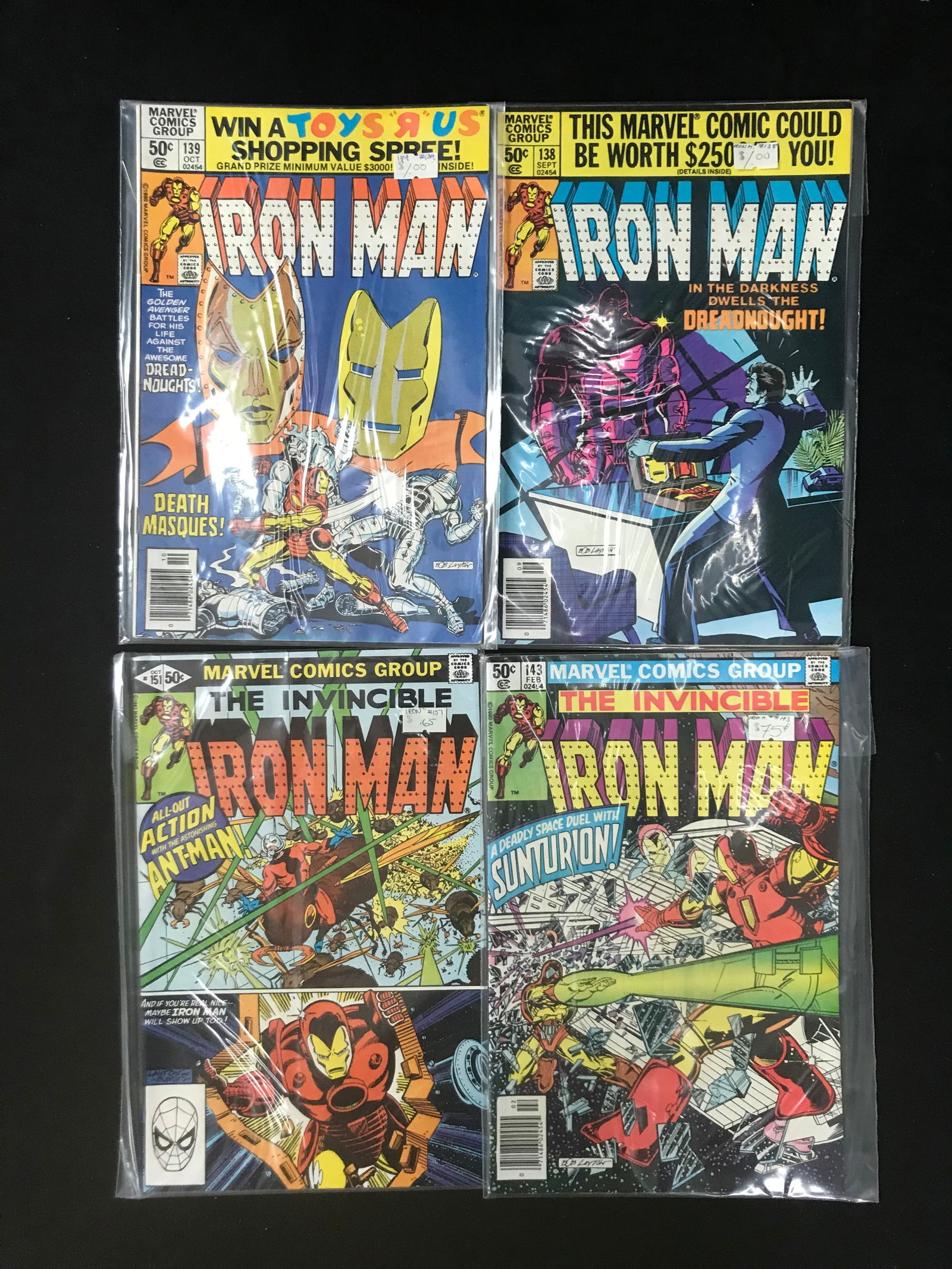 MARVEL COMICS IRON  MAN COMIC BOOK LOT (1 of 1)