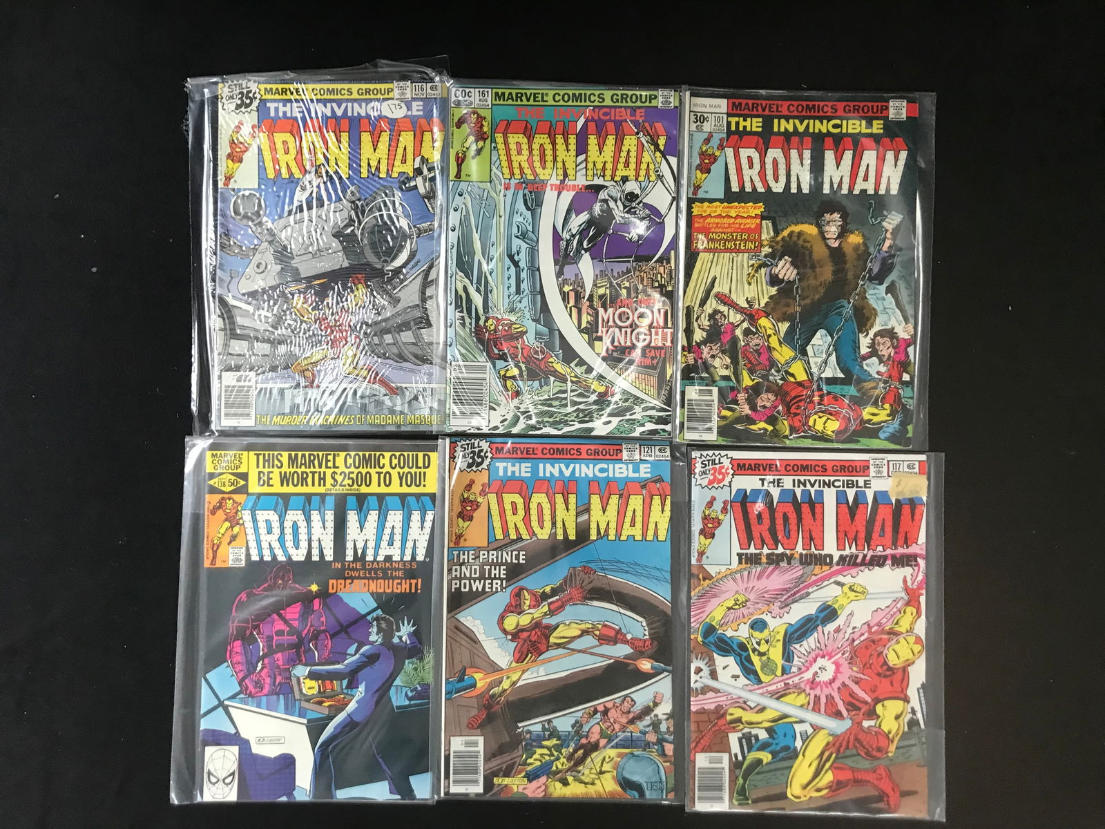 MARVEL COMICS IRON  MAN COMIC BOOK LOT (1 of 1)