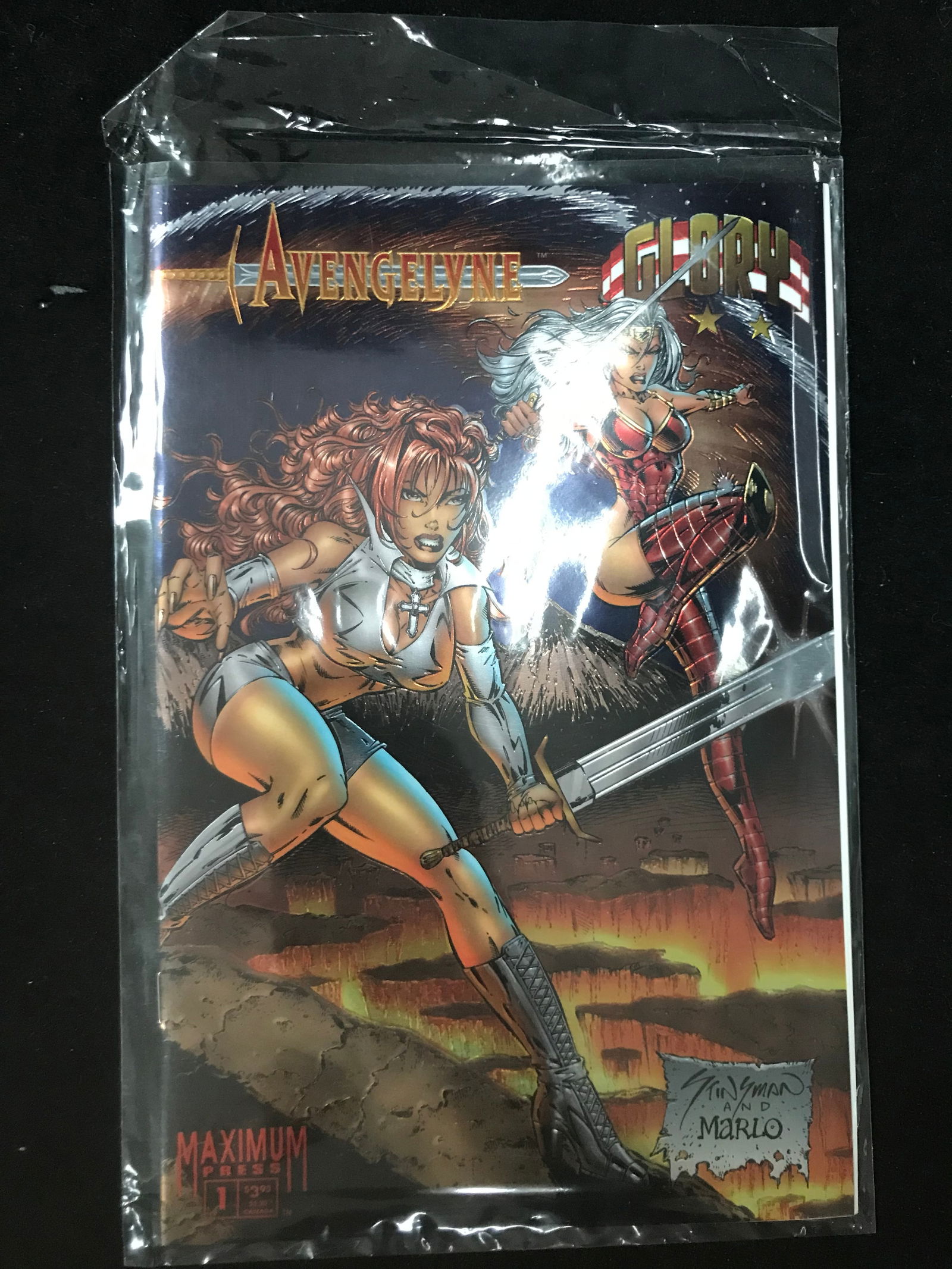 MAXIMUM PRESS AVENGELYNE NO.1 FOIL (1 of 1)