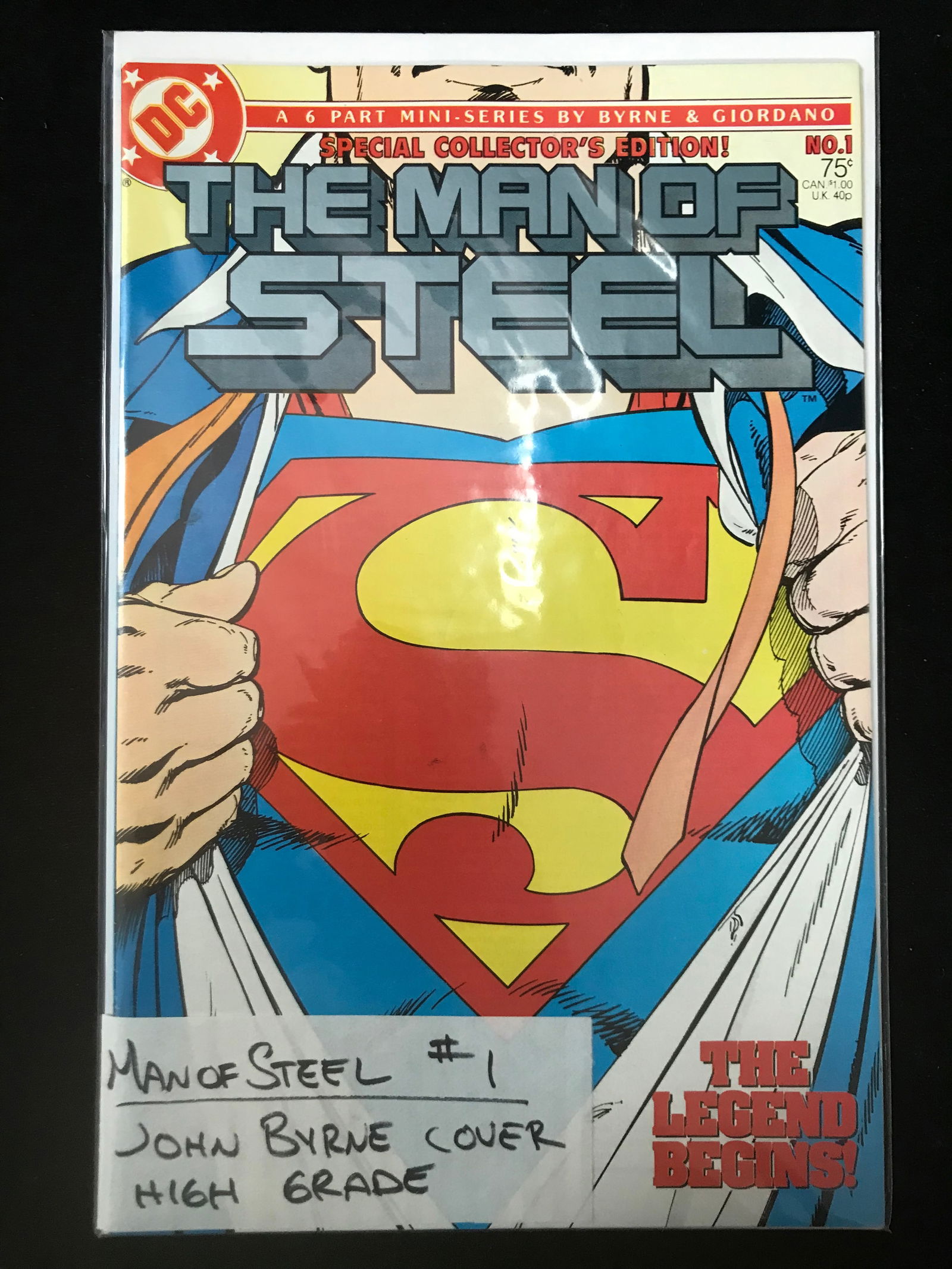 DC COMICS MAN OF STEEL NO.1 (1 of 1)