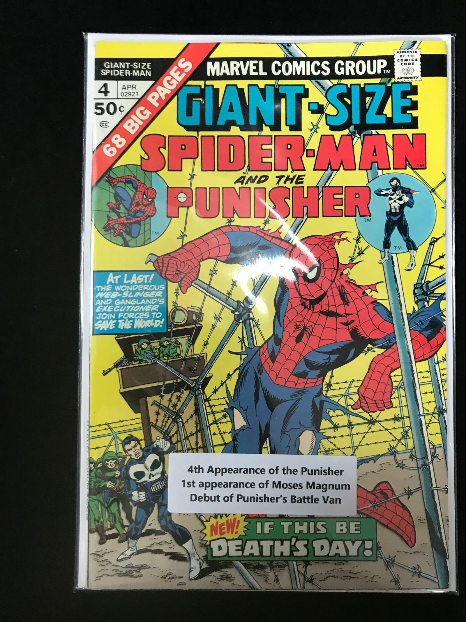 MARVEL COMICS GIANT SIZE SPIDER-MAN NO.4 (1 of 1)