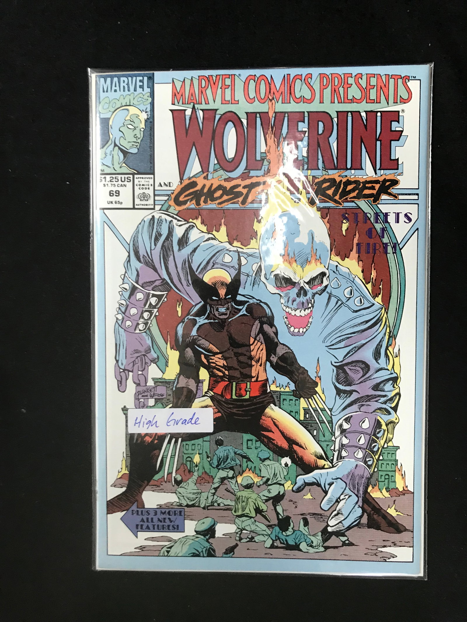 MARVEL COMICS PRESENTS WOLVERINE NO.69: Prices are in Canadian Dollars