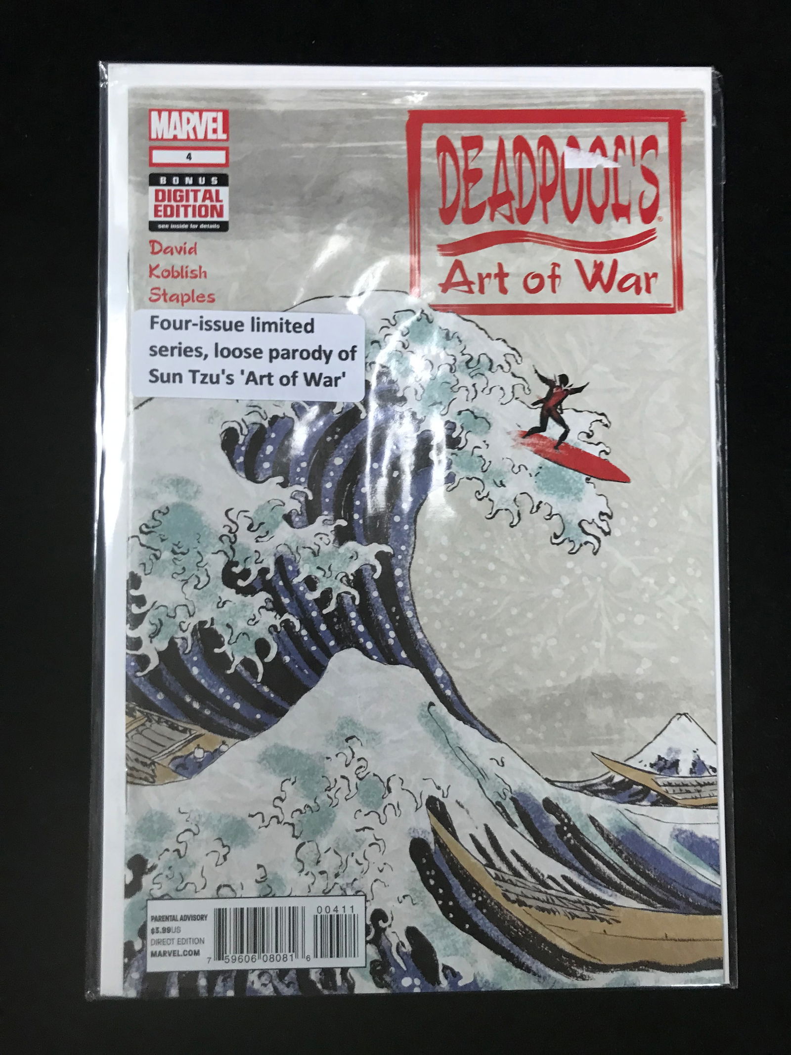 MARVEL COMICS DEADPOOL ART OF WAR NO.4 (1 of 1)