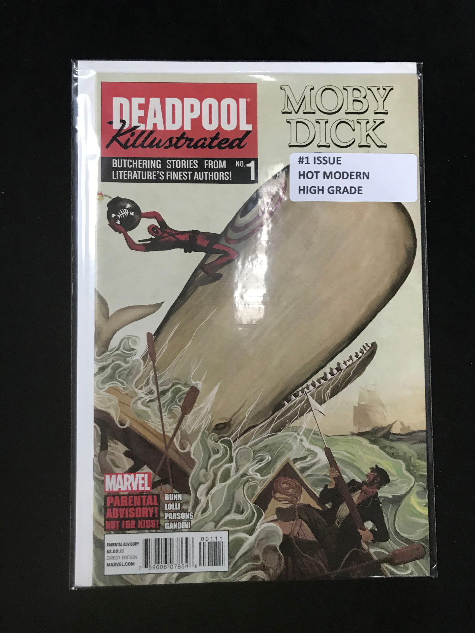 MARVEL COMICS DEADPOOL  ILLUSTRATED NO.1 (1 of 1)