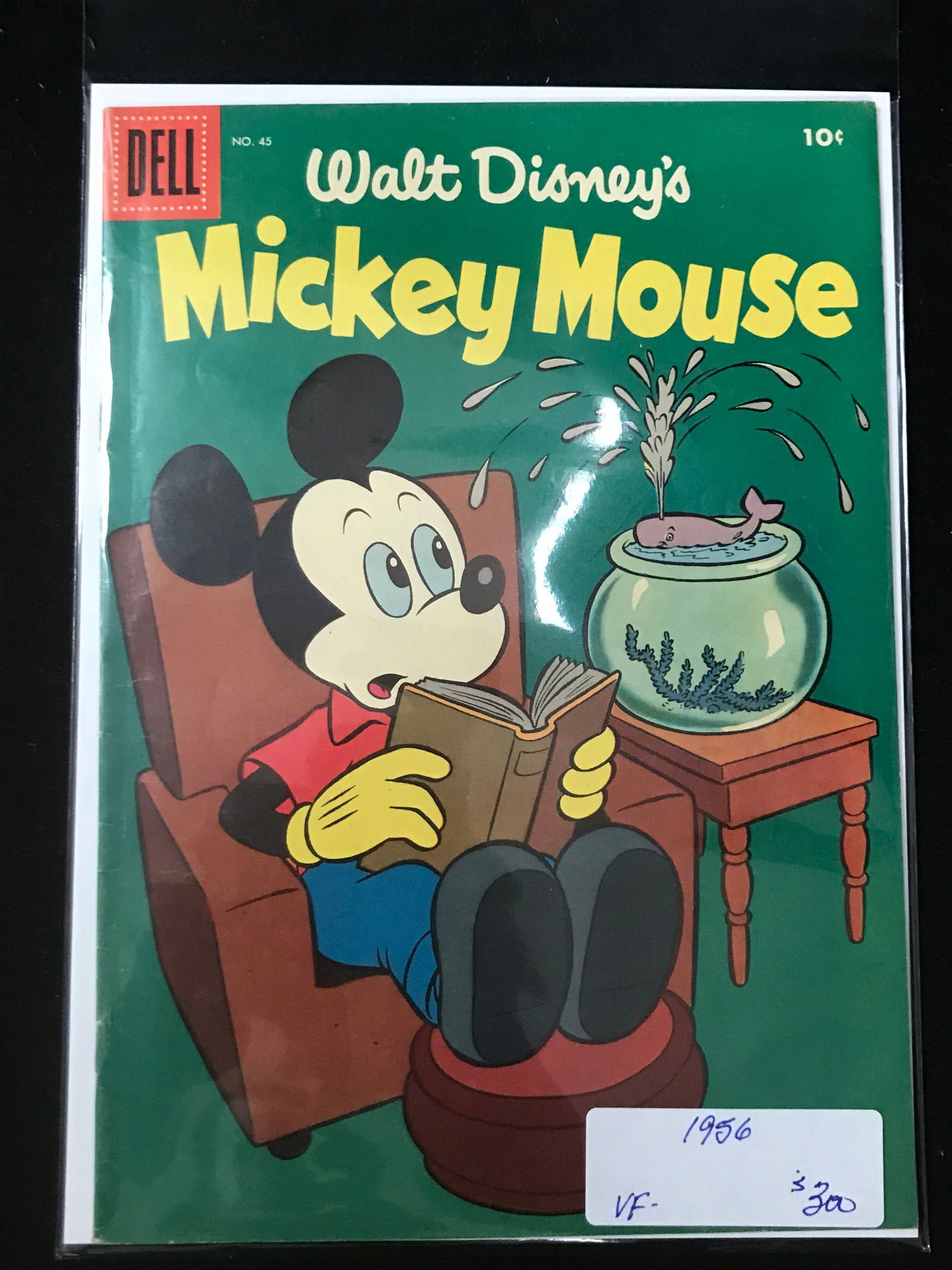 DELL COMICS WALT DISNEYS MICKEY MOUSE 1956 (1 of 1)