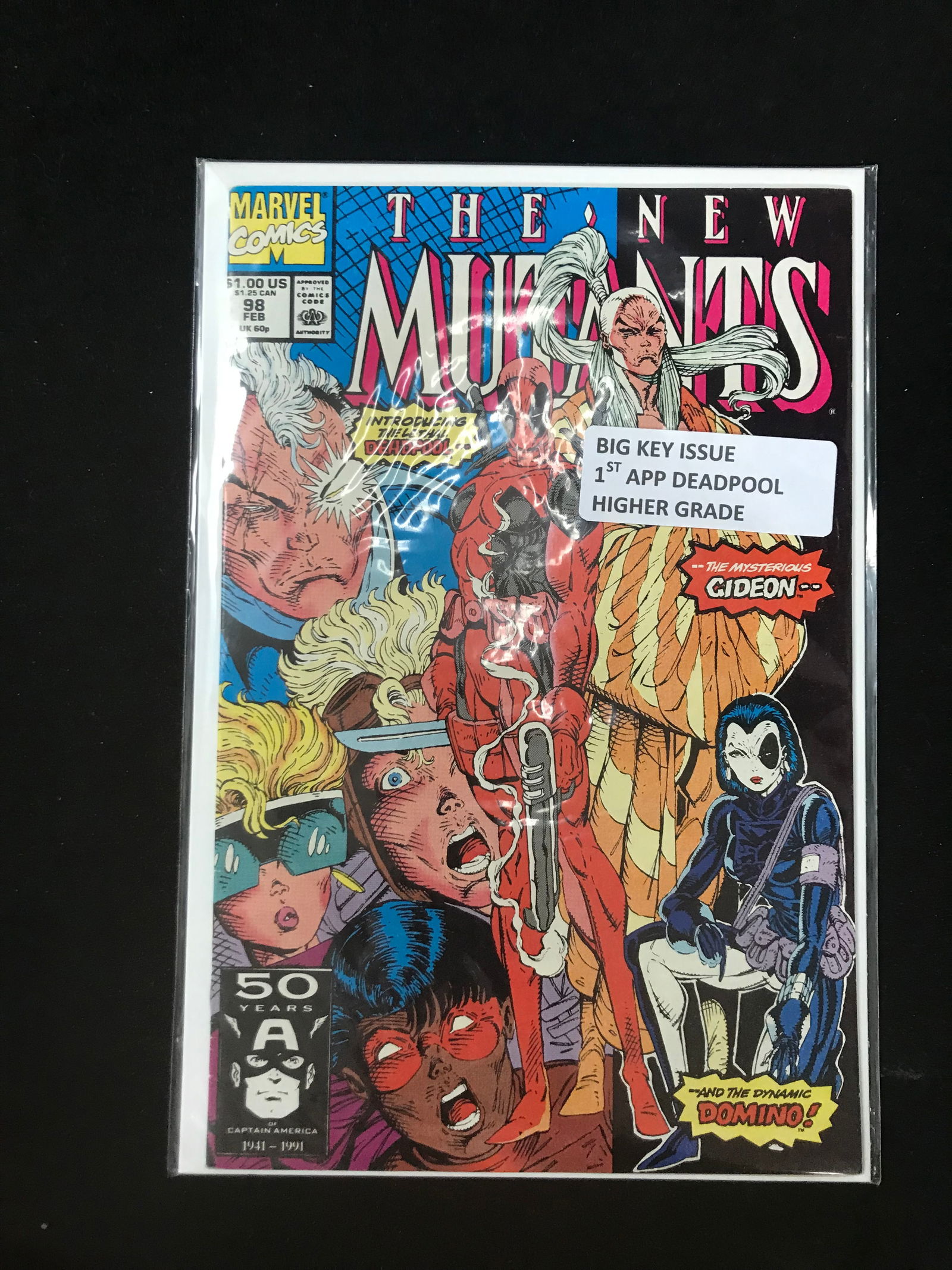 MARVEL COMICS NEW MUTANTS NO.98 (1ST APPEARANCE DEADPOOL) (1 of 1)