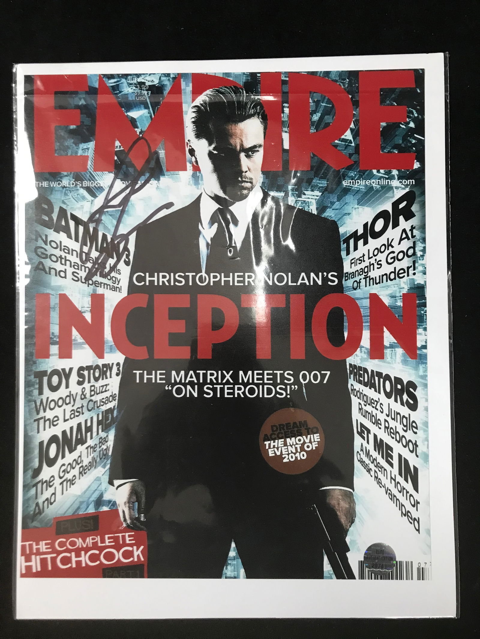 LEONARDO DICAPRIO SIGNED INCEPTION 8 X 10 (ELITE AUTHENTICATION COA) (1 of 2)