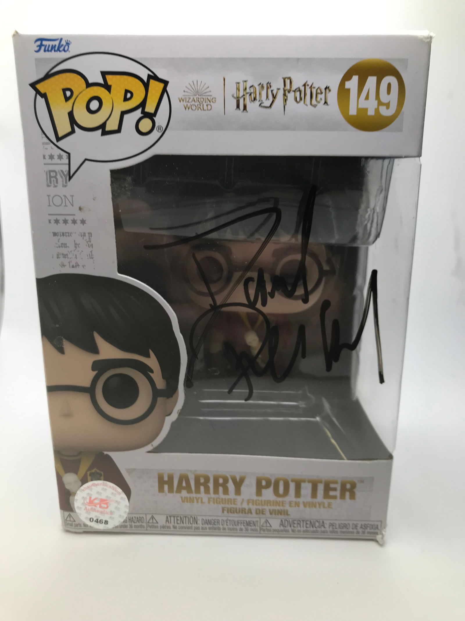 DANIEL RADCLIFFE SIGNED HARRY POTTER FUNKO POP (KB COA) (1 of 2)