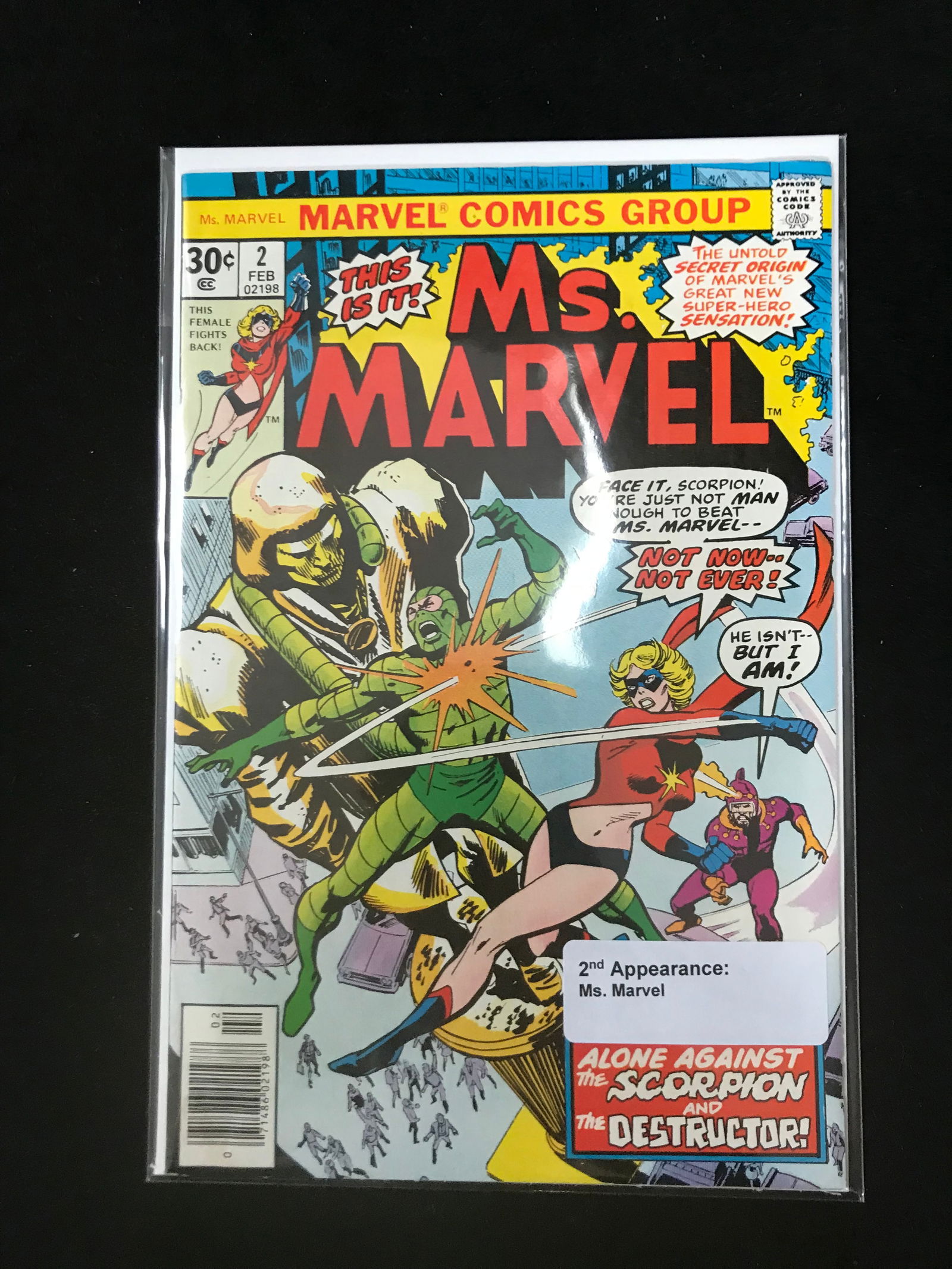MARVEL COMICS MS. MARVEL NO.2 (1 of 1)