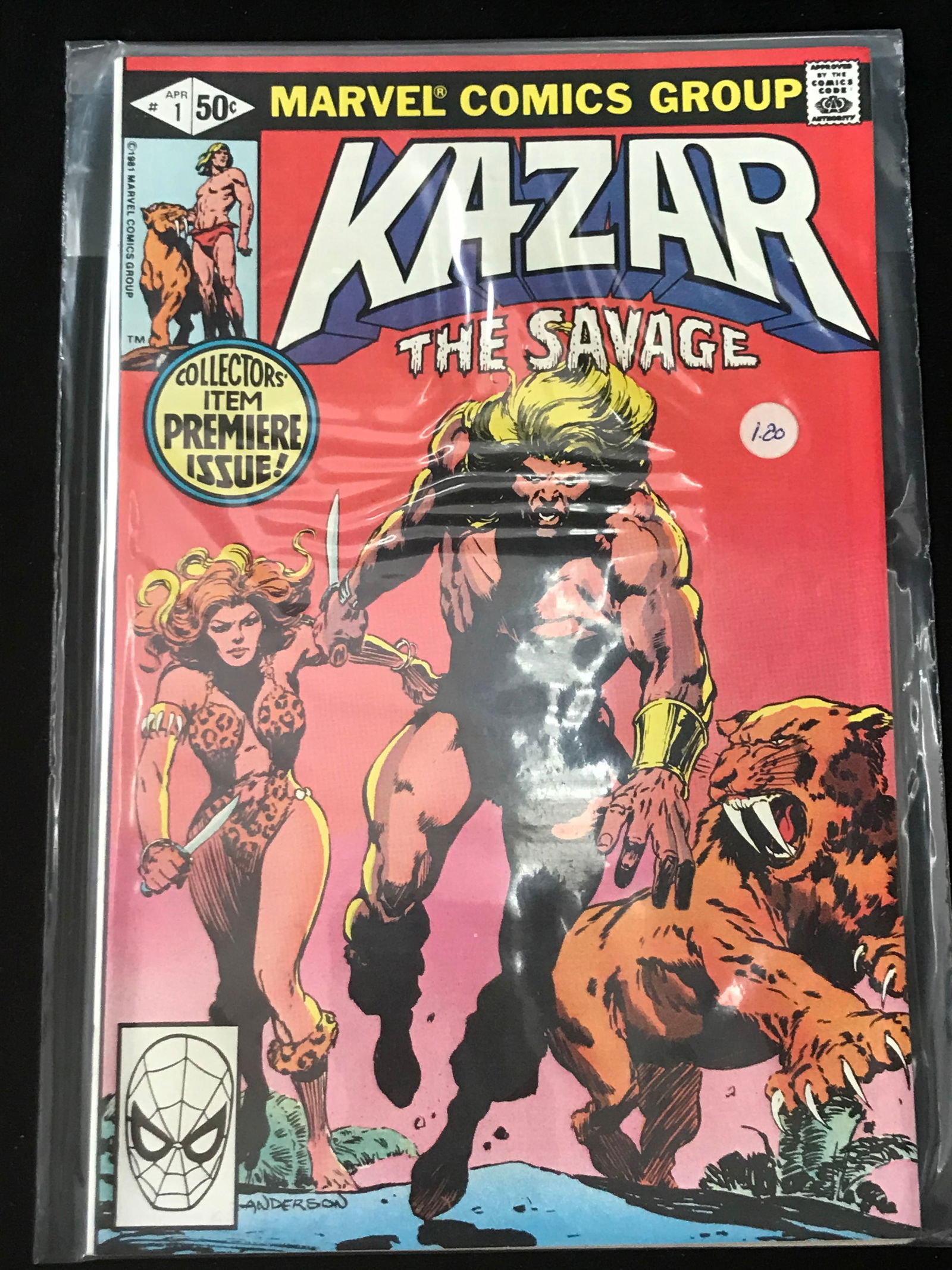 MARVEL COMICS KAZAR NO.1 (1 of 1)