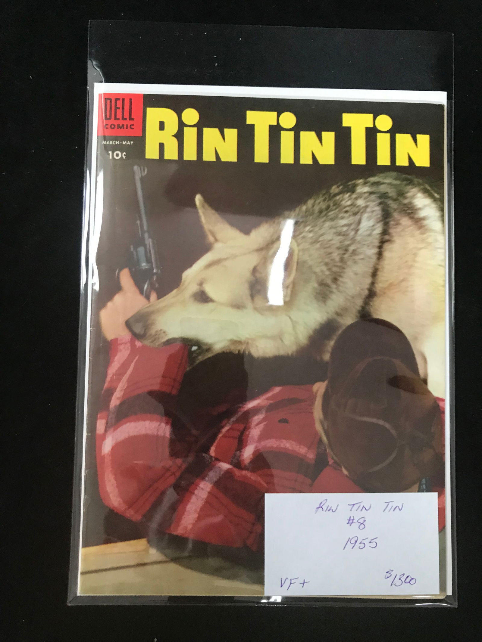1955 DELL COMICS RIN TIN TIN NO.8 (1 of 1)