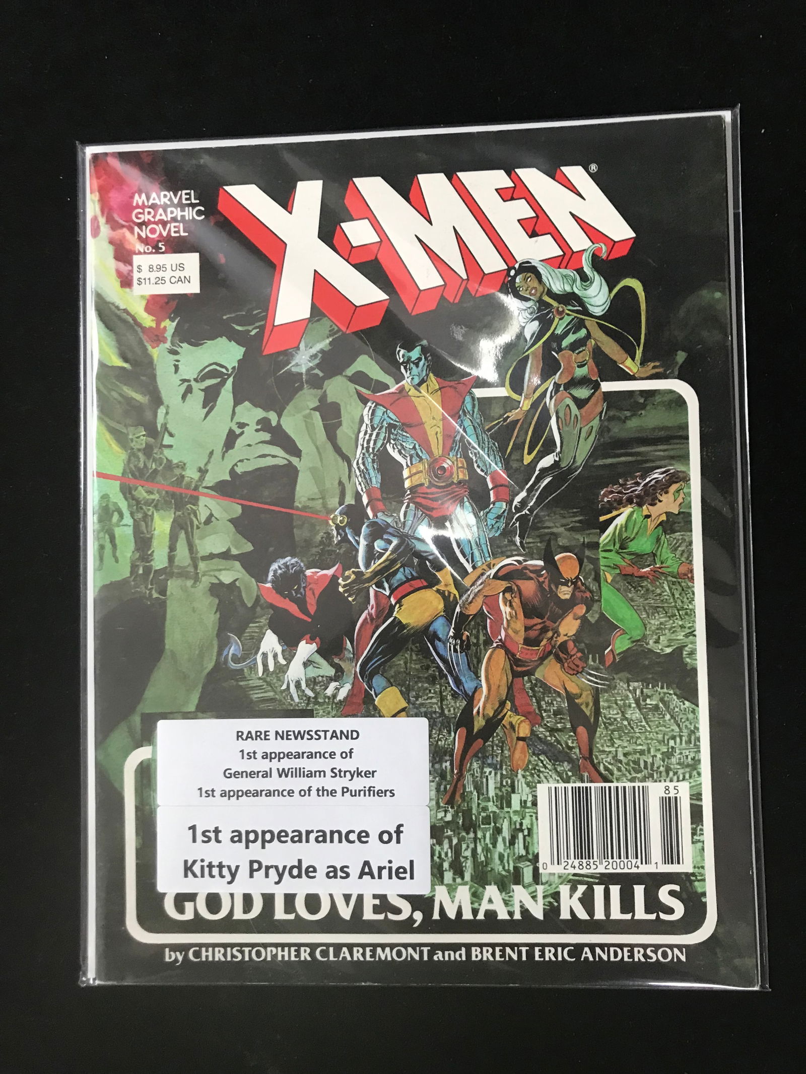 MARVEL GRAPHIC COMICS X-MEN NO.5 (1 of 1)