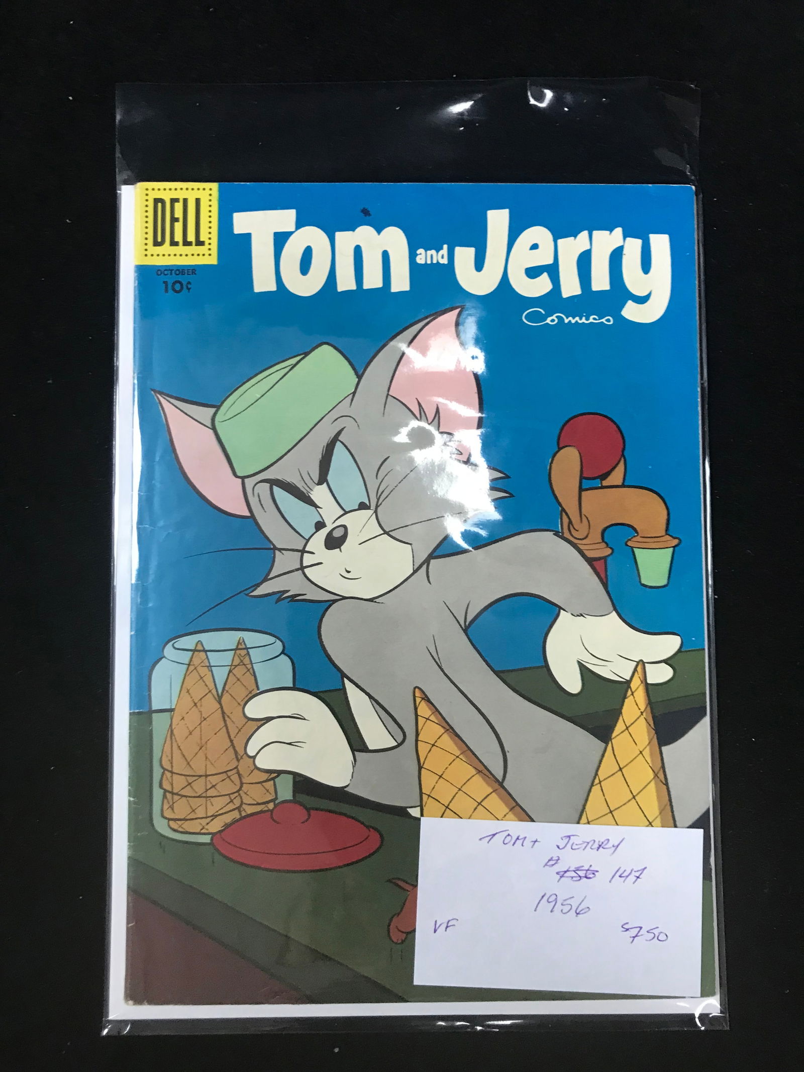 1956 DELL COMICS TOM AND JERRY NO.147 (1 of 1)