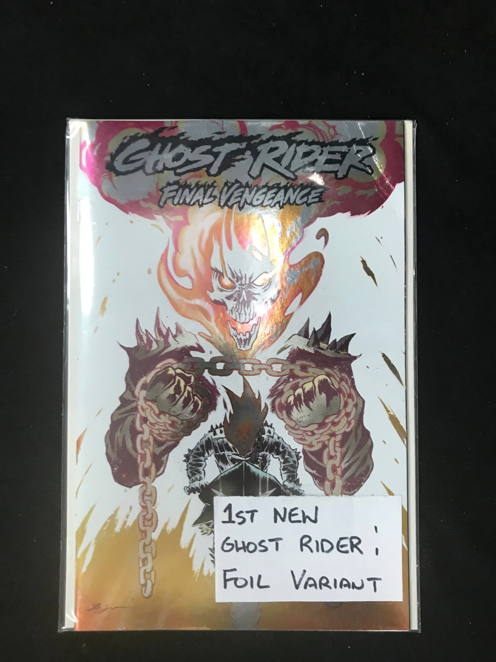 MARVEL COMICS GHOST RIDER FINAL VENGANCE NO.1 FOIL COVER (1 of 1)