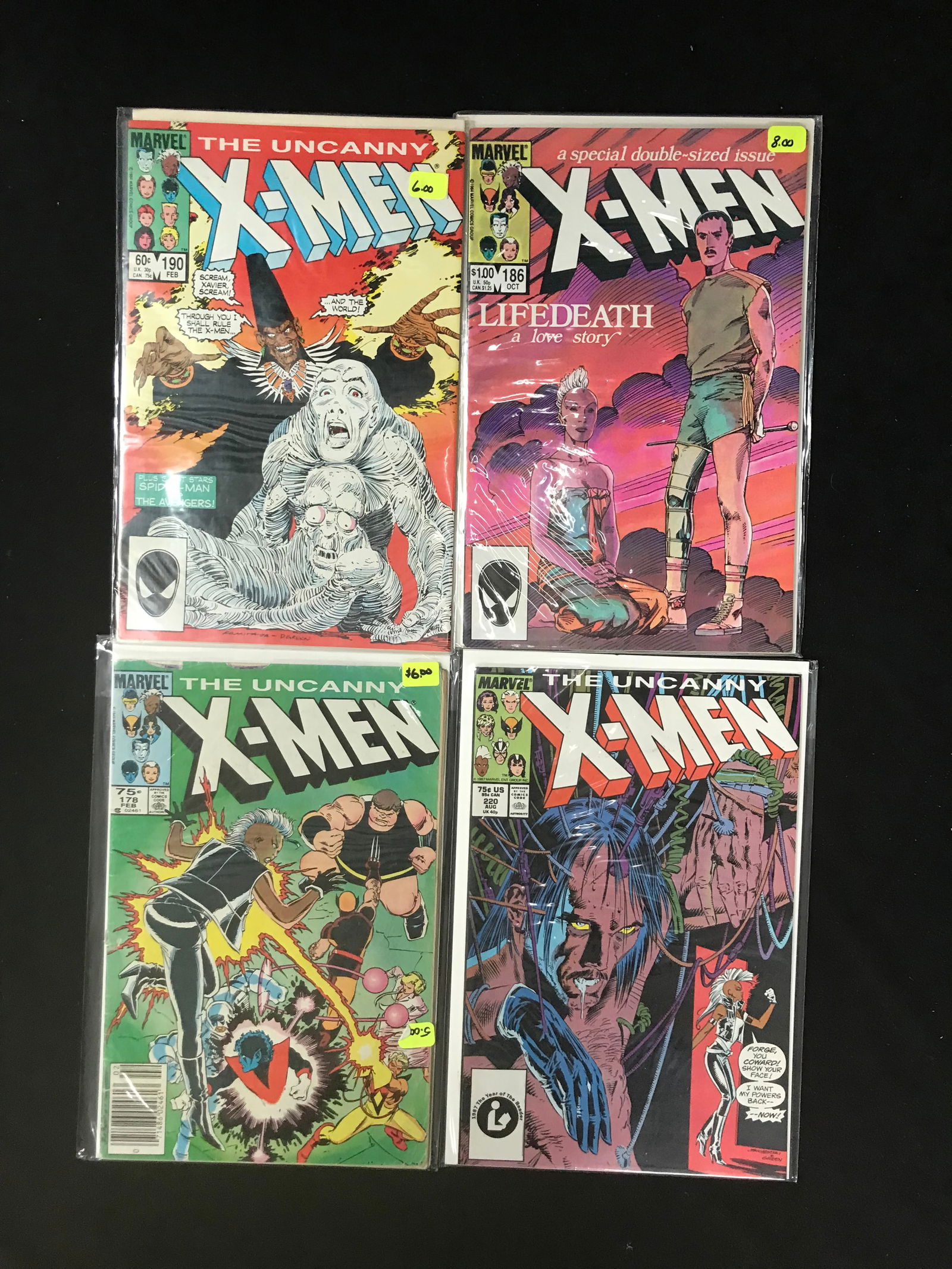 MARVEL COMICS THE UNCANNY X-MEN COMIC BOOK LOT (1 of 1)