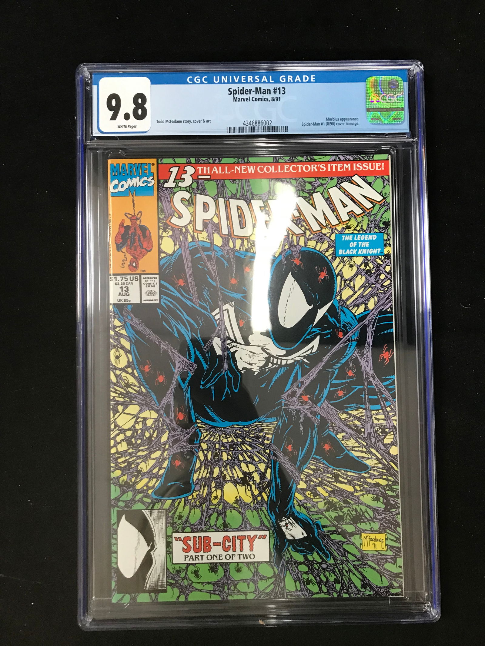 MARVEL COMICS SPIDER-MAN NO.13 (CGC 9.8) (1 of 1)