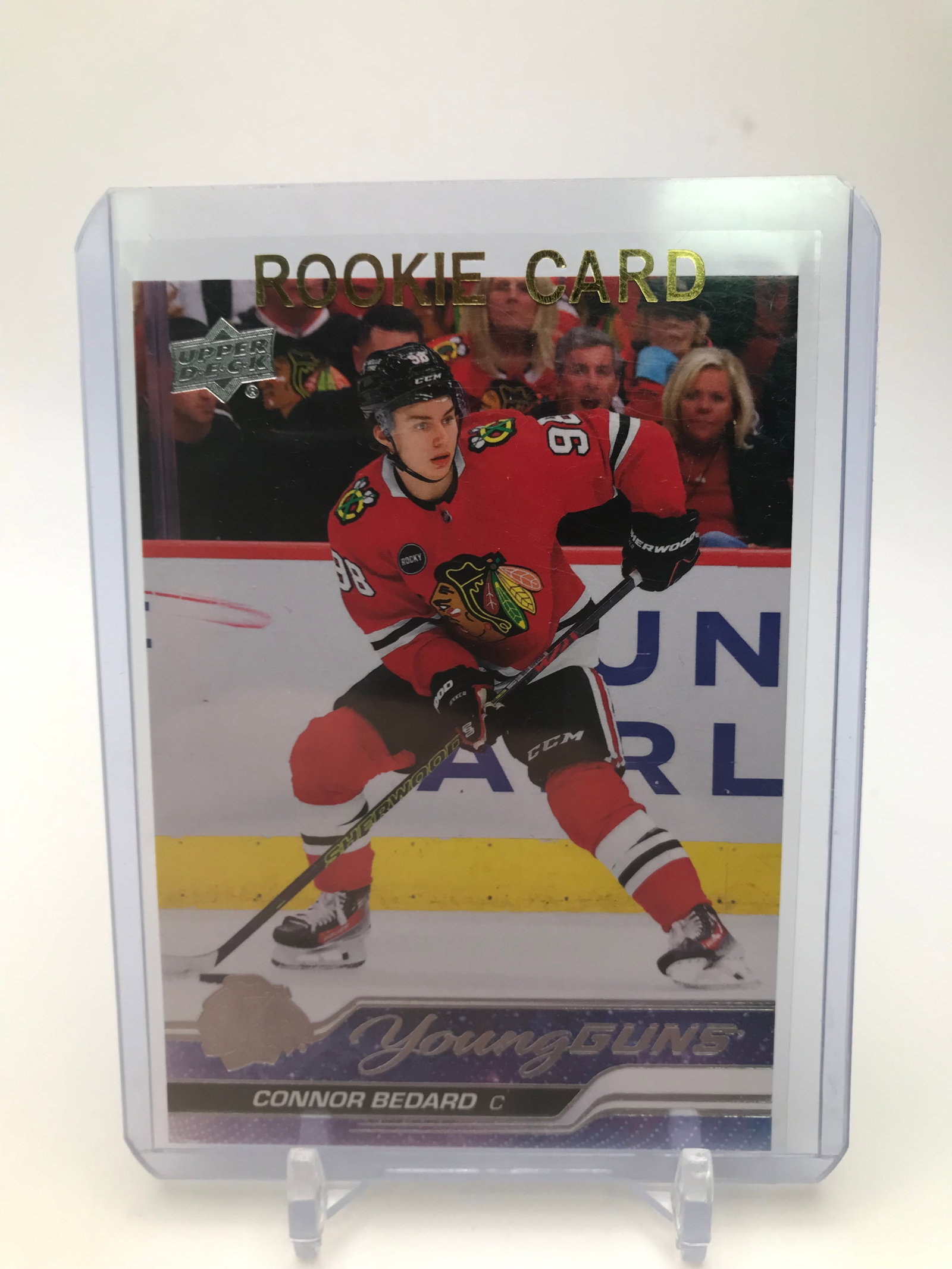 2023-24 UPPER DECK CONNOR BEDARD YOUNG GUNS ROOKIE CARD (1 of 2)