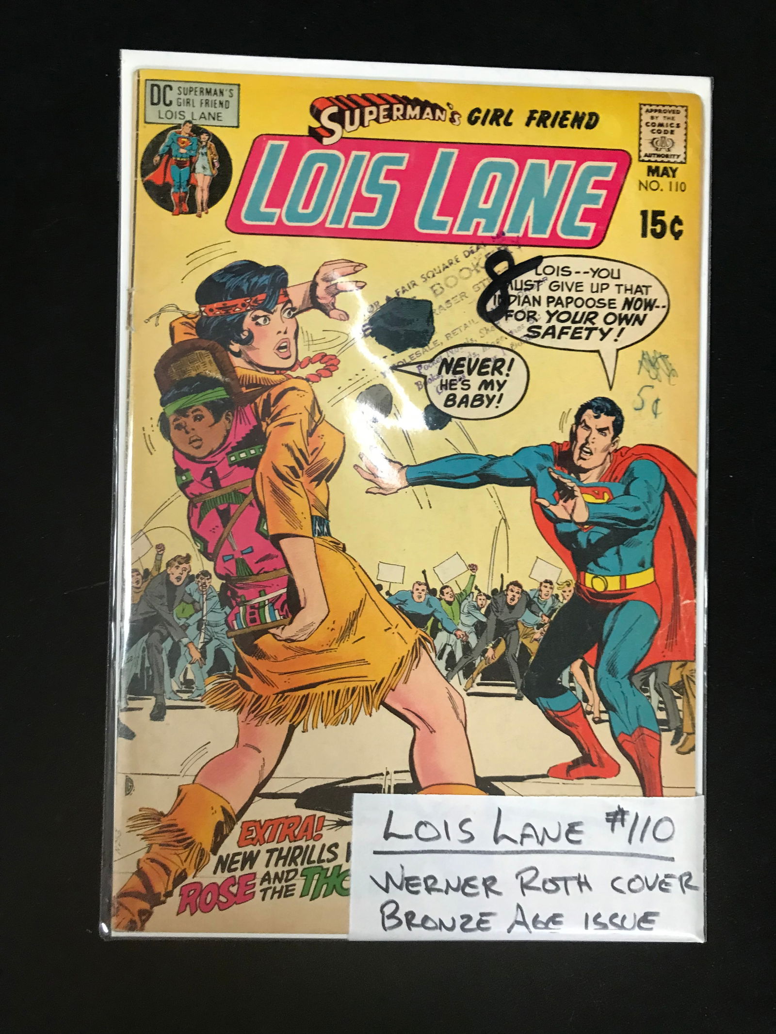 DC COMICS NO.110 SUPERMAN'S GIRLFRIEND LOIS LANE (VINTAGE BRONZE AGE) (1 of 1)