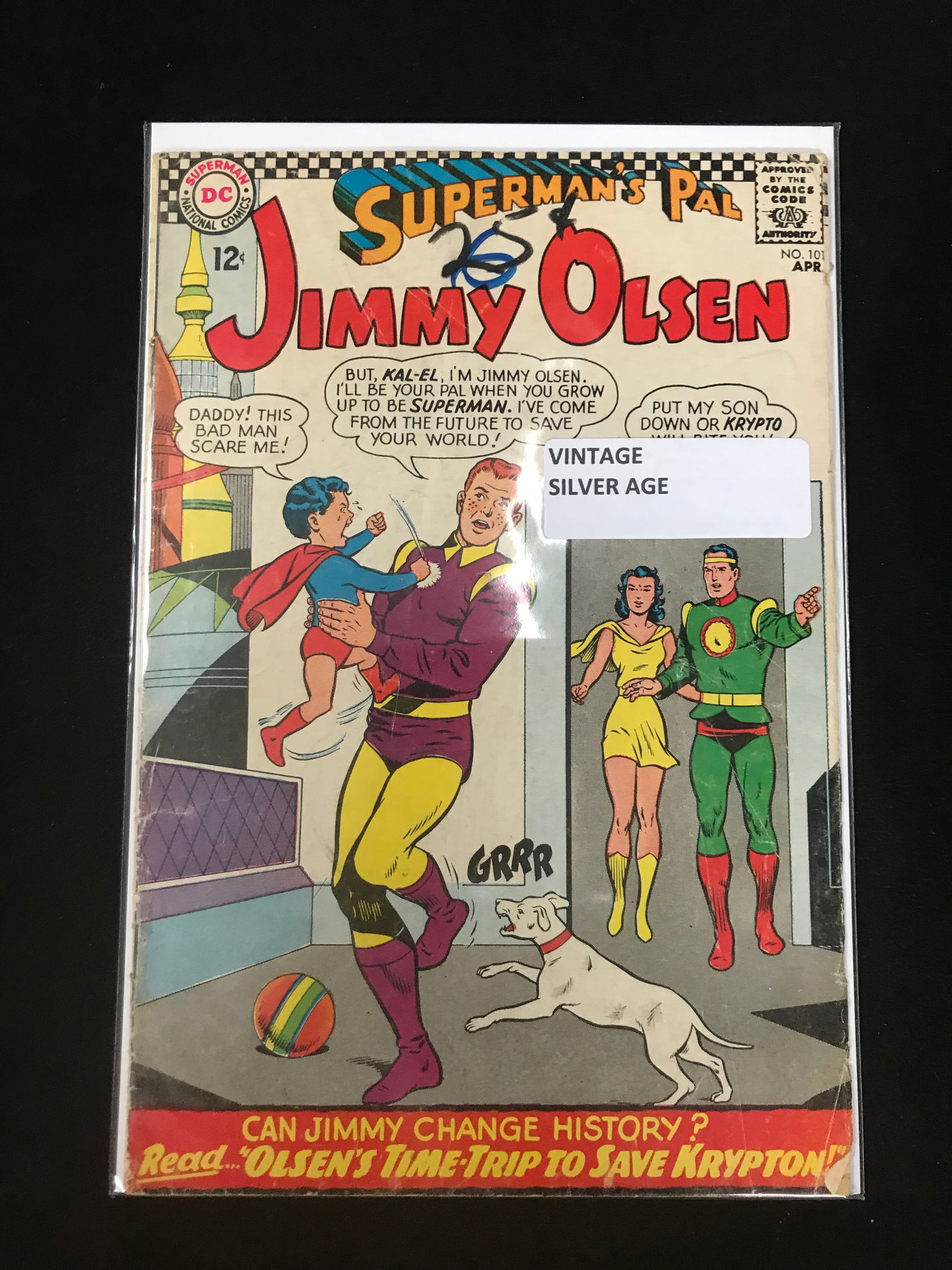 DC COMICS NO.101 SUPERMAN'S PAL JIMMY OLSEN (VINTAGE SILVER AGE) (1 of 1)