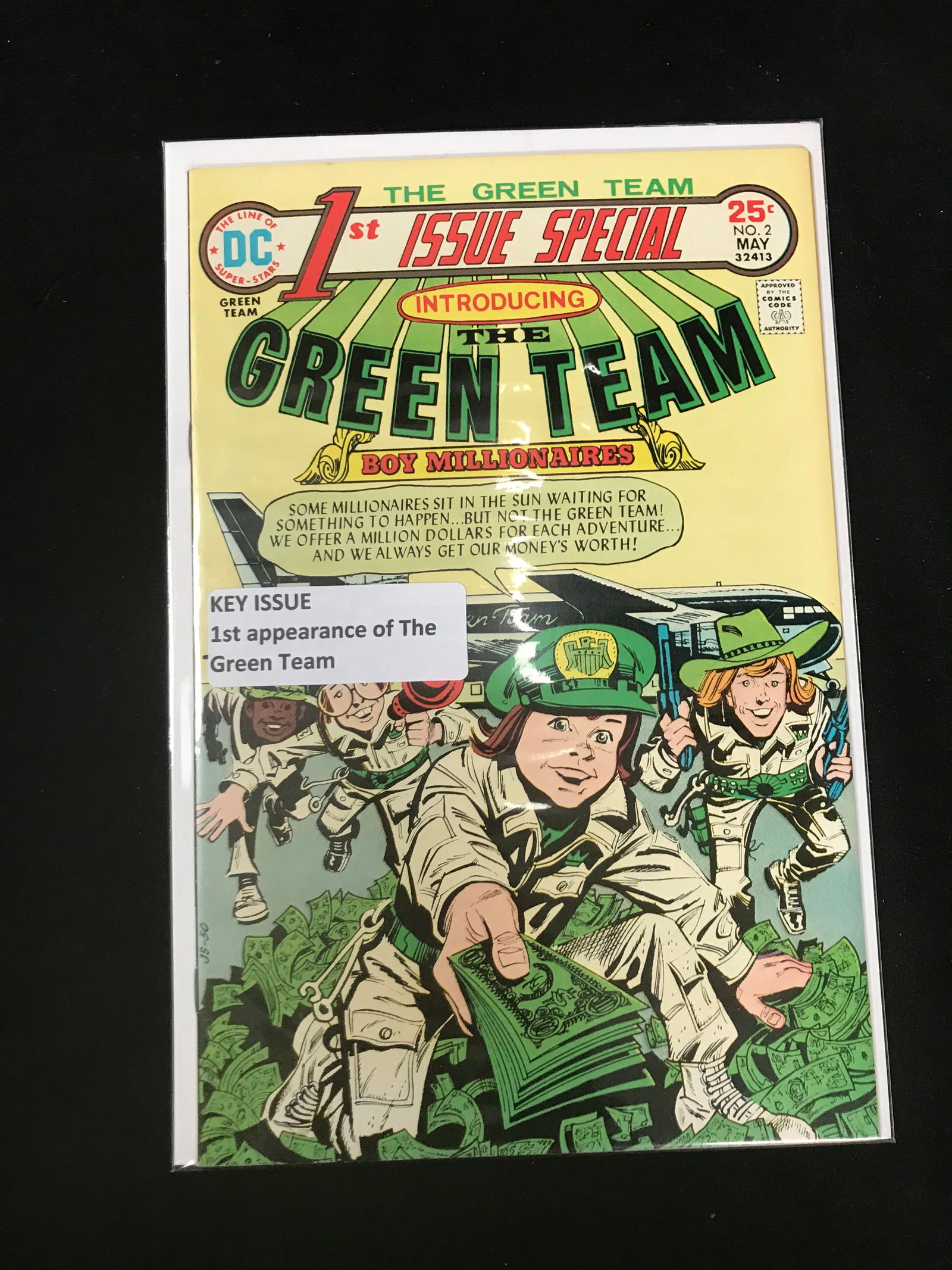 DC COMICS NO.2 THE GREEN TEAM (1ST APP THE GREEN TEAM) (1 of 1)
