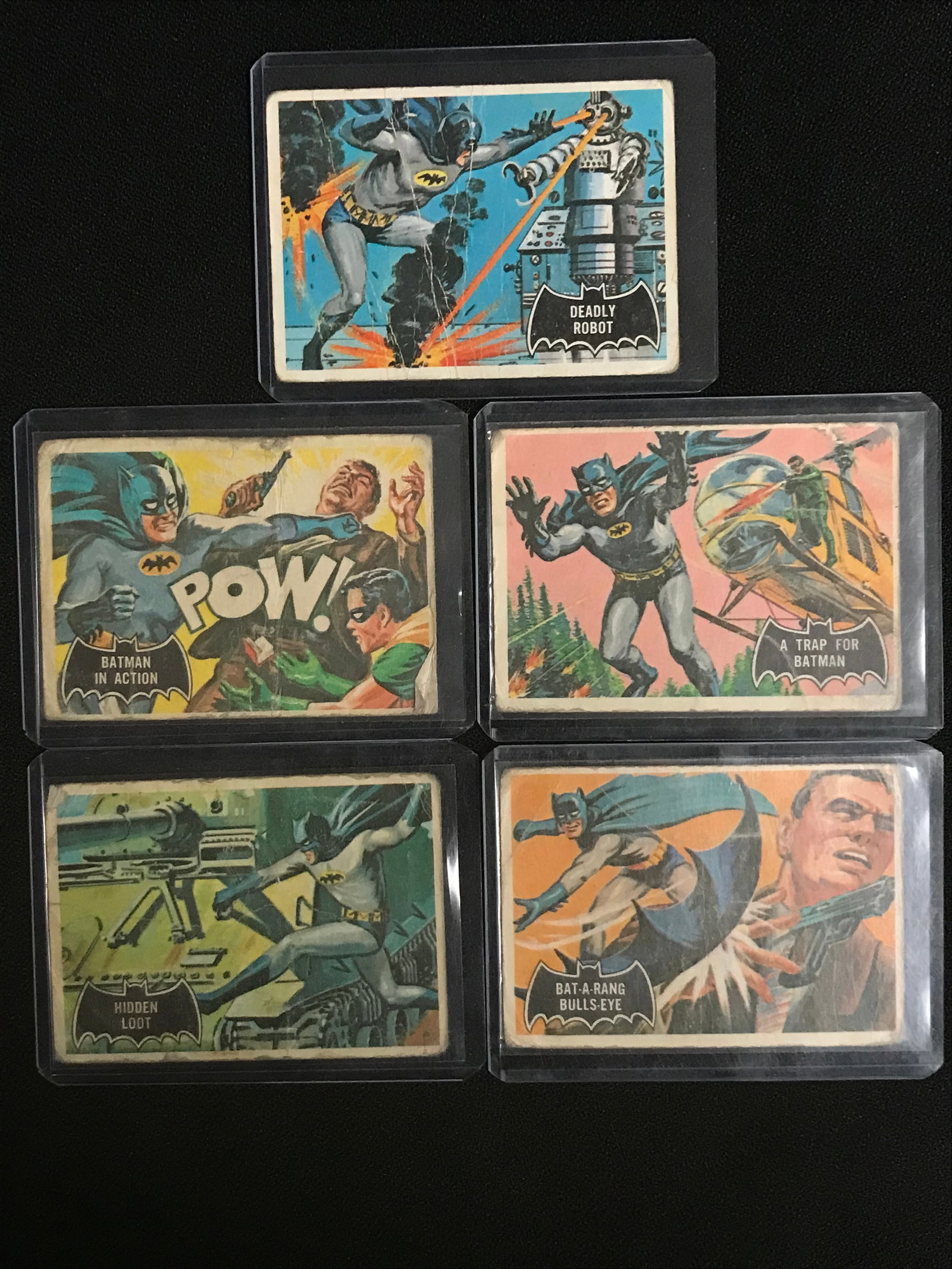 1960'S O PEE CHEE BATMAN TRADING CARD LOT: Prices are in Canadian dollars