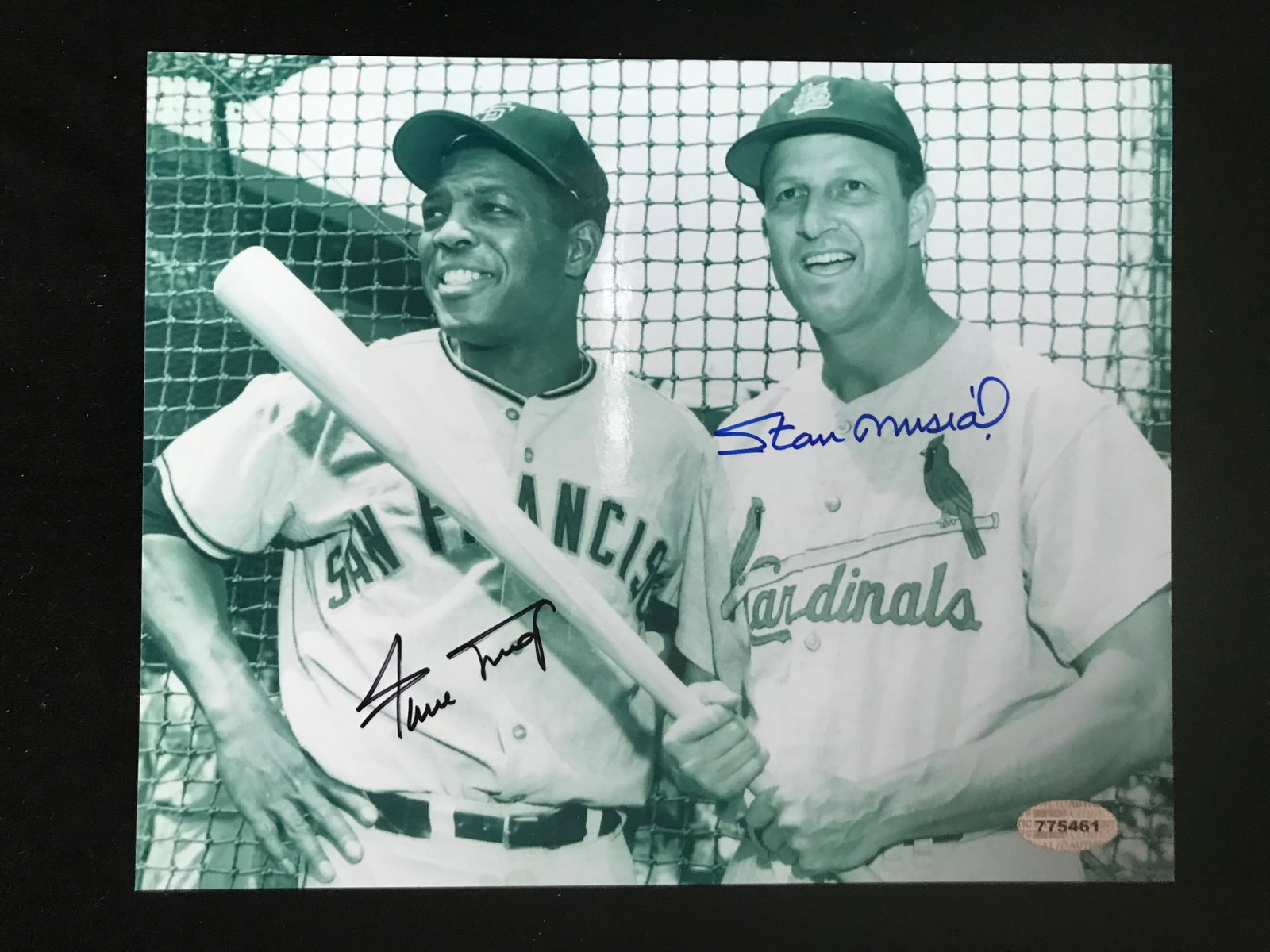WILLIE MAYS AND STAN MUSIAL SIGNED 8 X 10 (KINGS OF THE GAME COA): Prices are in Canadian dollars