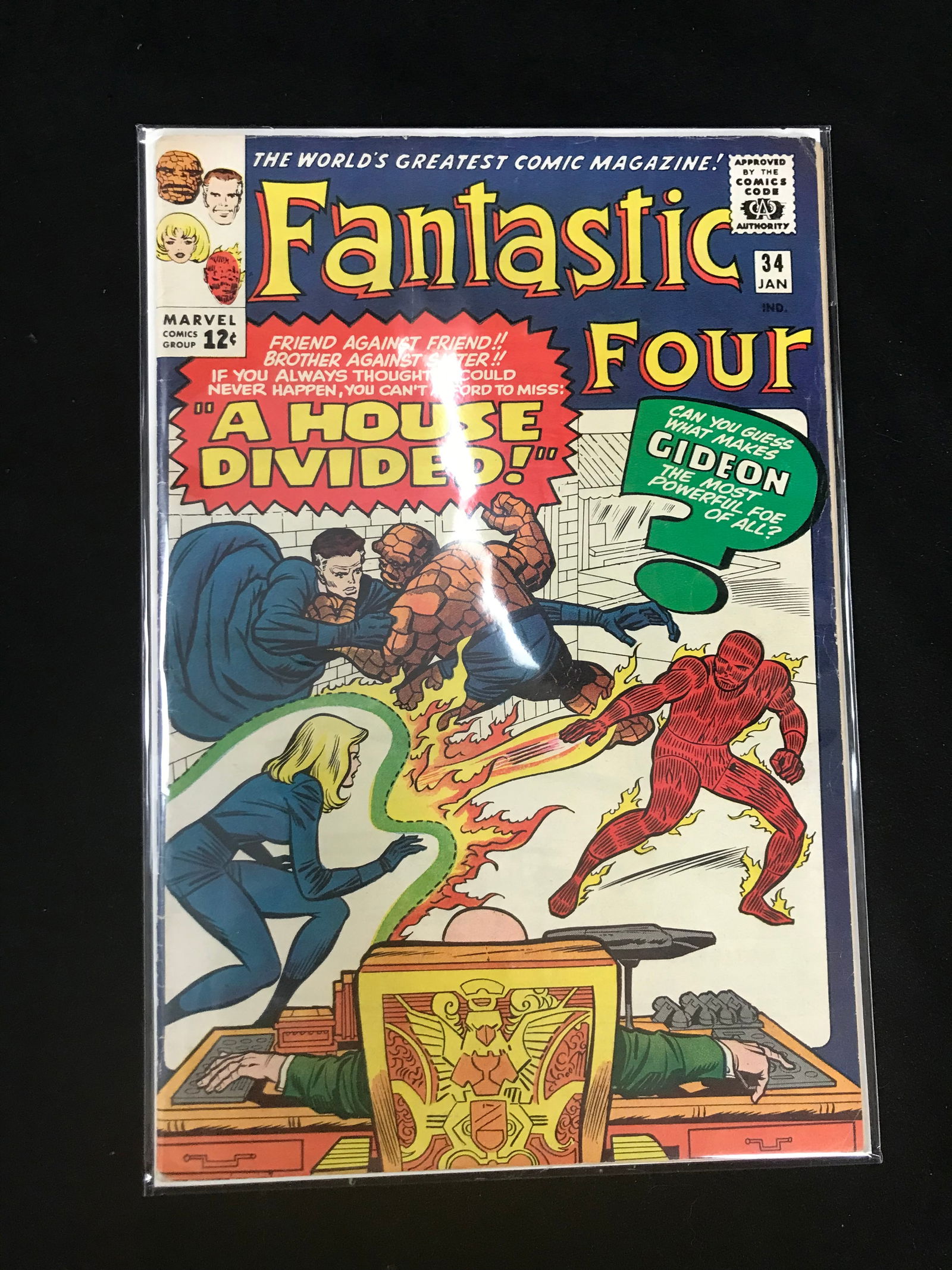 MARVEL COMICS NO.34 FANTASTIC FOUR (1 of 1)