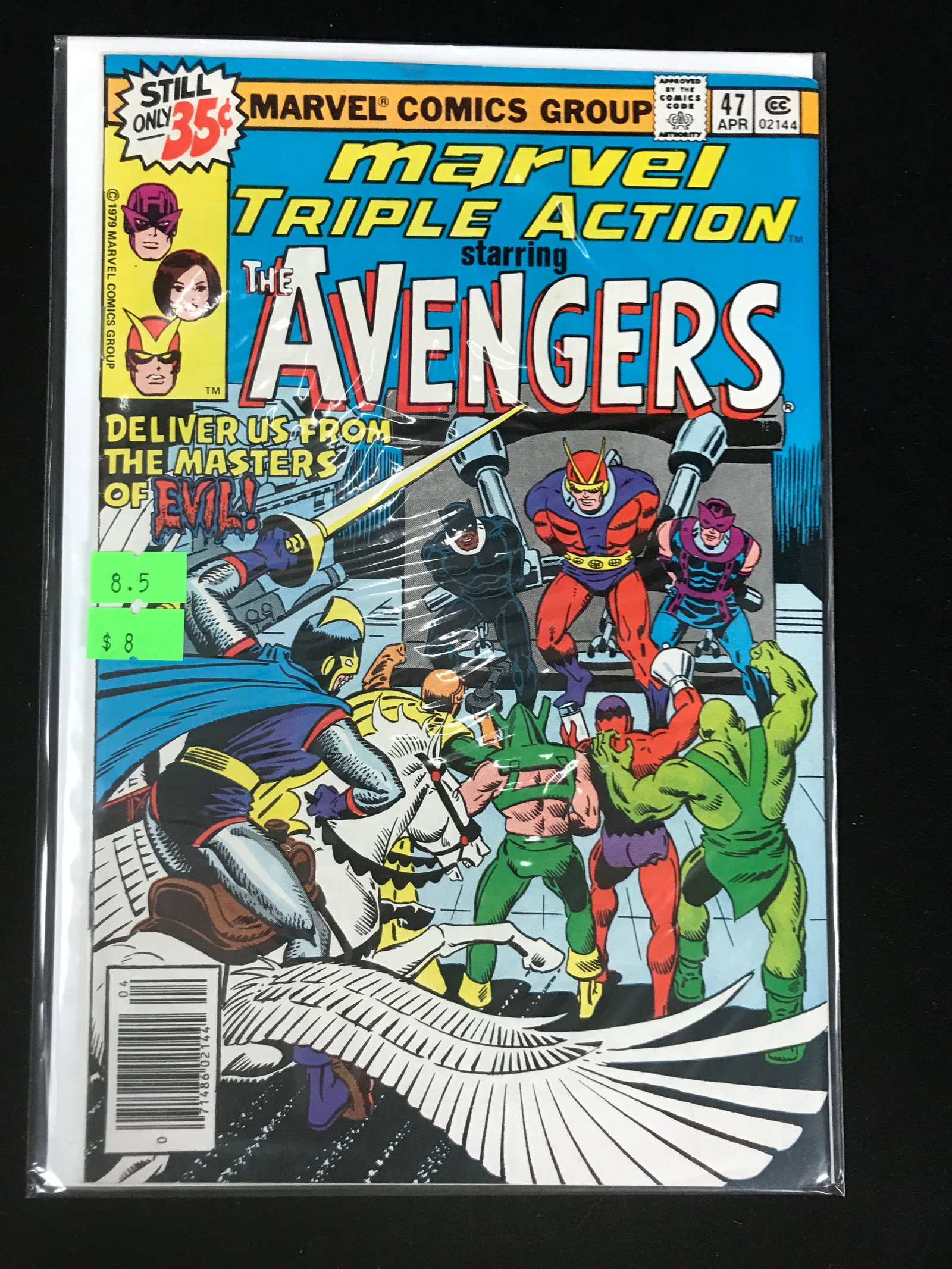 MARVEL COMICS NO.47 TRIPLE ACTION STARRING THE AVENGERS: Prices are in Canadian dollars