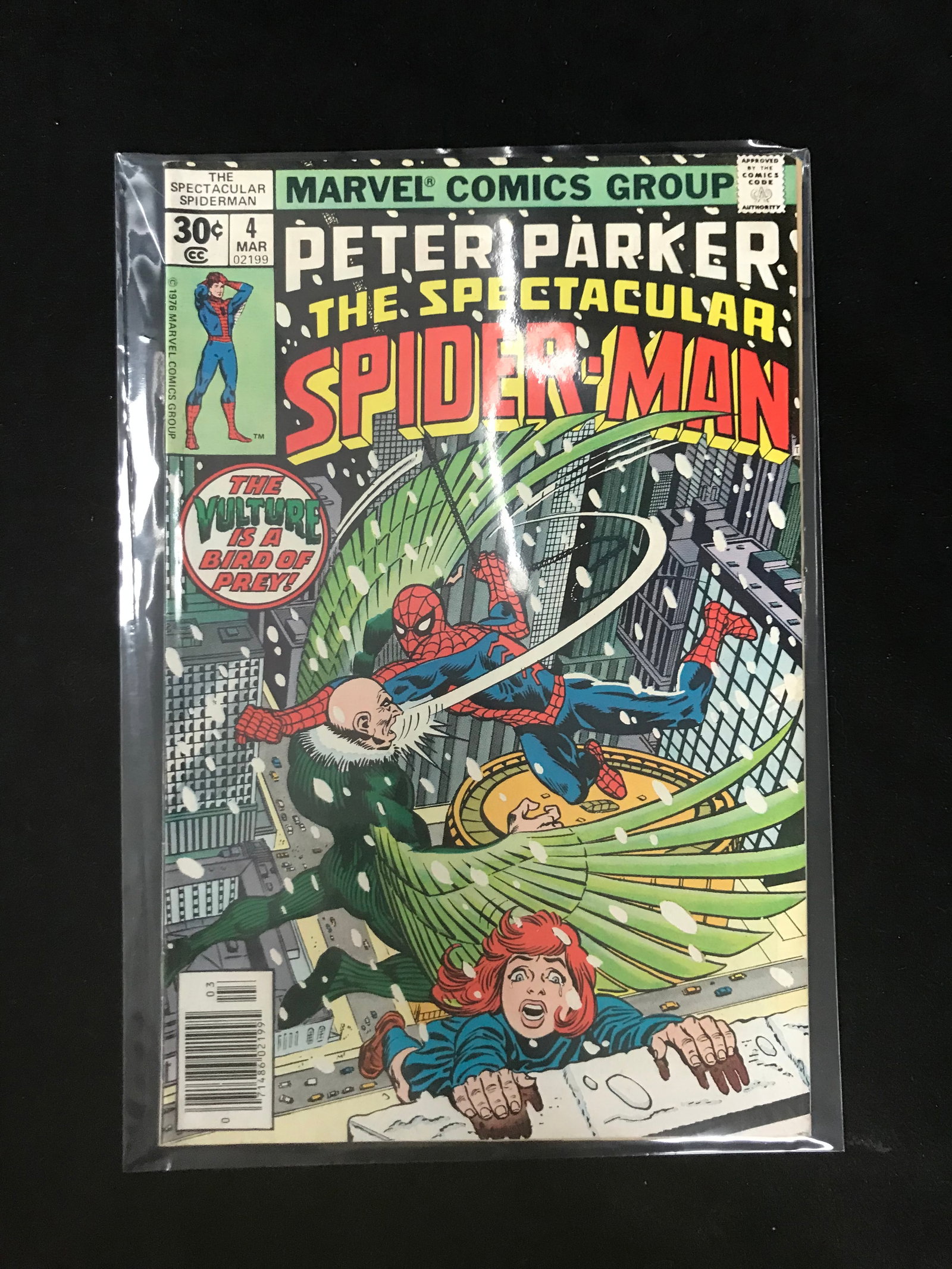 MARVEL COMICS NO.4 PETER PARKER, THE SPECTACULAR SPIDERMAN: Prices are in Canadian dollars