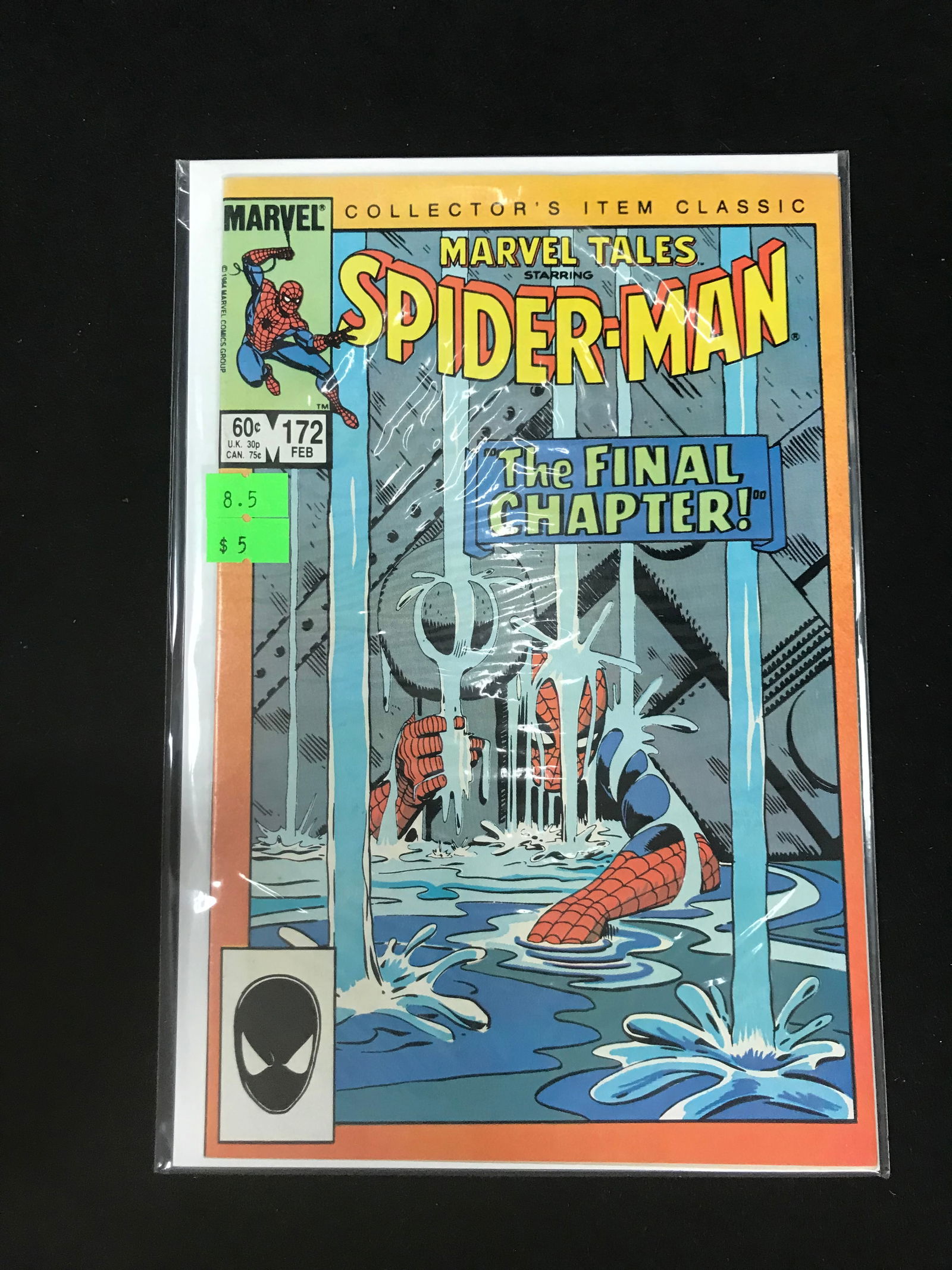 MARVEL COMICS NO.172 MARVEL TALES SPIDERMAN THE FINAL CHAPTER (1 of 1)