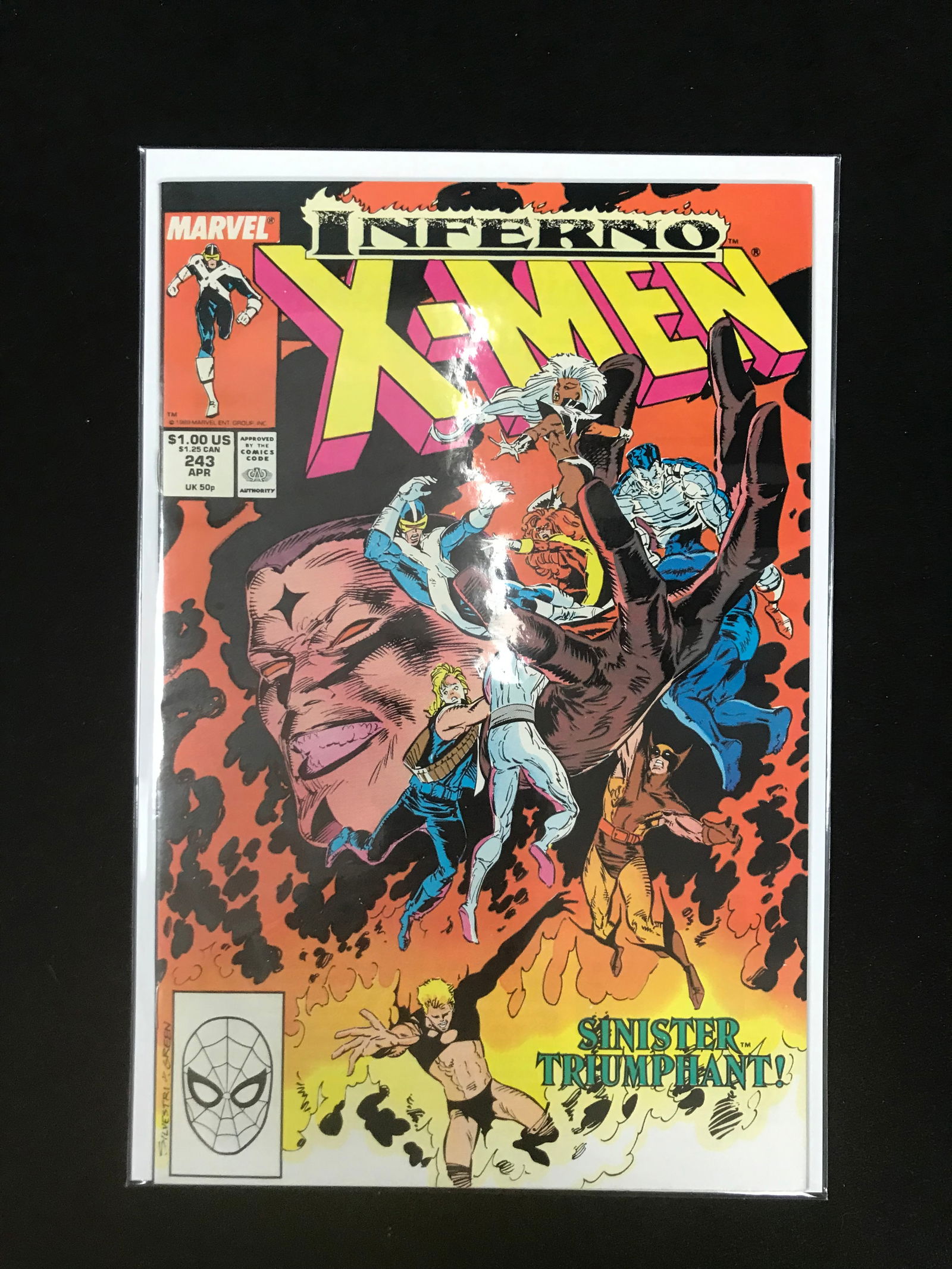 MARVEL COMICS NO.243 THE UNCANNY X-MEN: Prices are in Canadian dollars