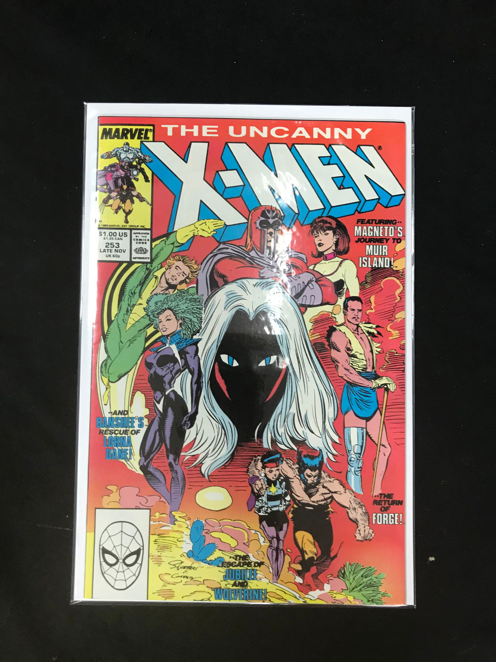 MARVEL COMICS NO.253 THE UNCANNY X-MEN: Prices are in Canadian dollars