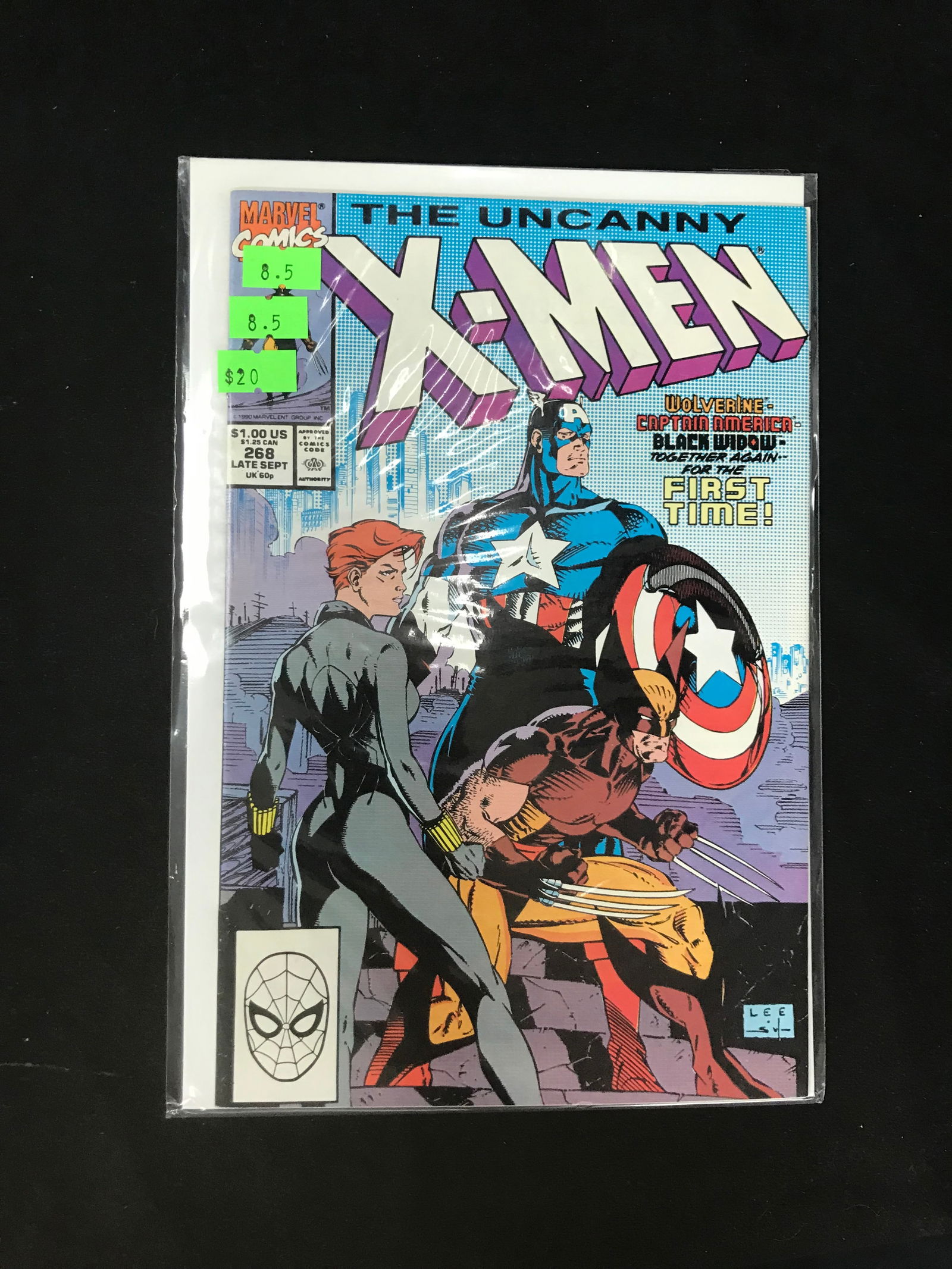 MARVEL COMICS NO.268 THE UNCANNY X-MEN: Prices are in Canadian dollars