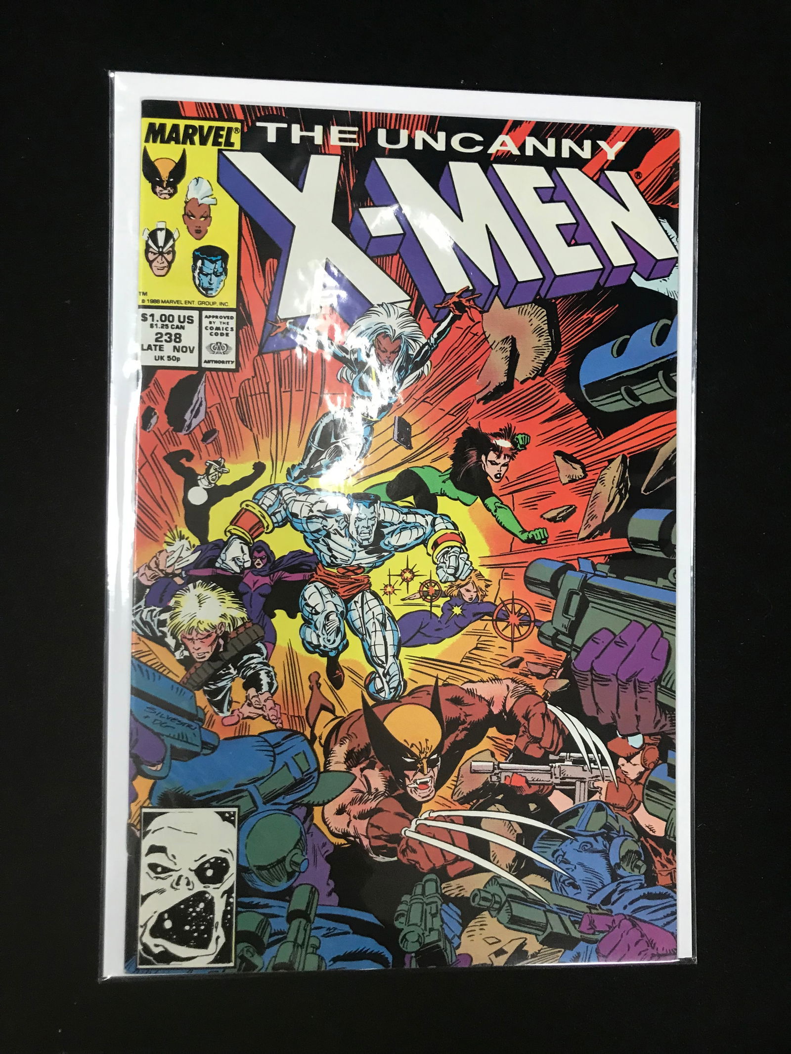 MARVEL COMICS NO.238 THE UNCANNY X-MEN: Prices are in Canadian dollars
