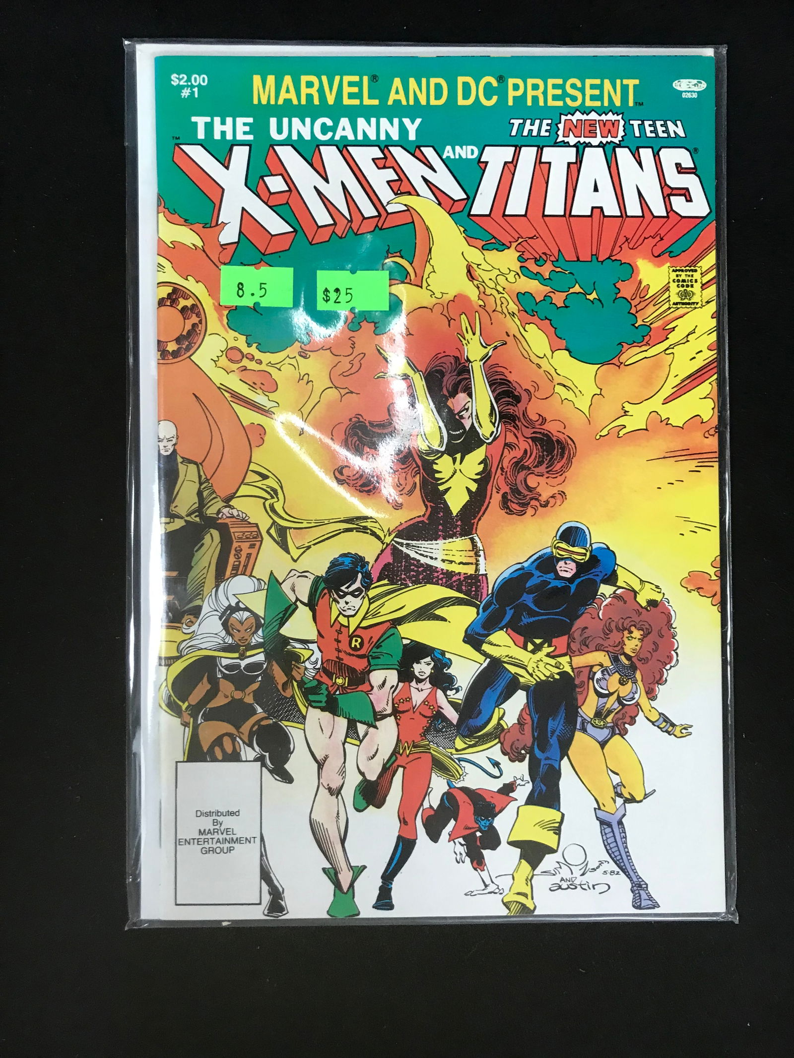 MARVEL COMICS NO.1 THE UNCANNY X-MEN AND THE NEW TEEN TITANS (1 of 1)