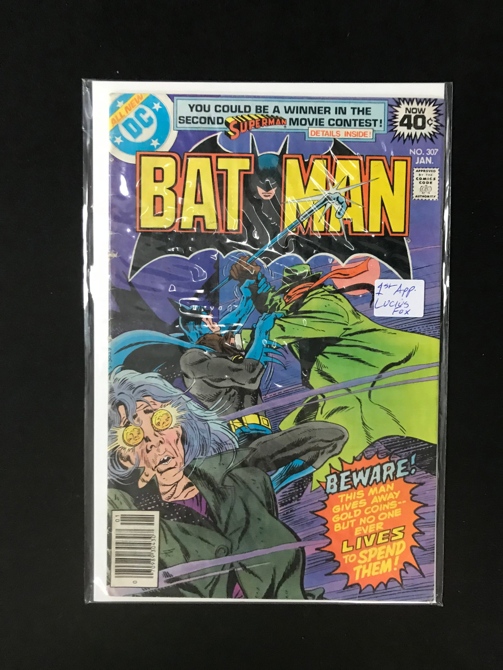 DC COMICS NO.307 BATMAN: Prices are in Canadian dollars