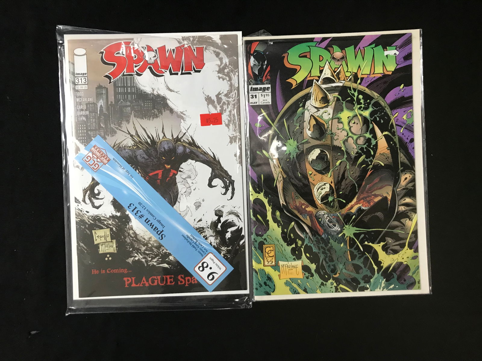 LOT OF SPAWN COMICS (1 GRADED ) IMAGE COMICS (1 of 1)