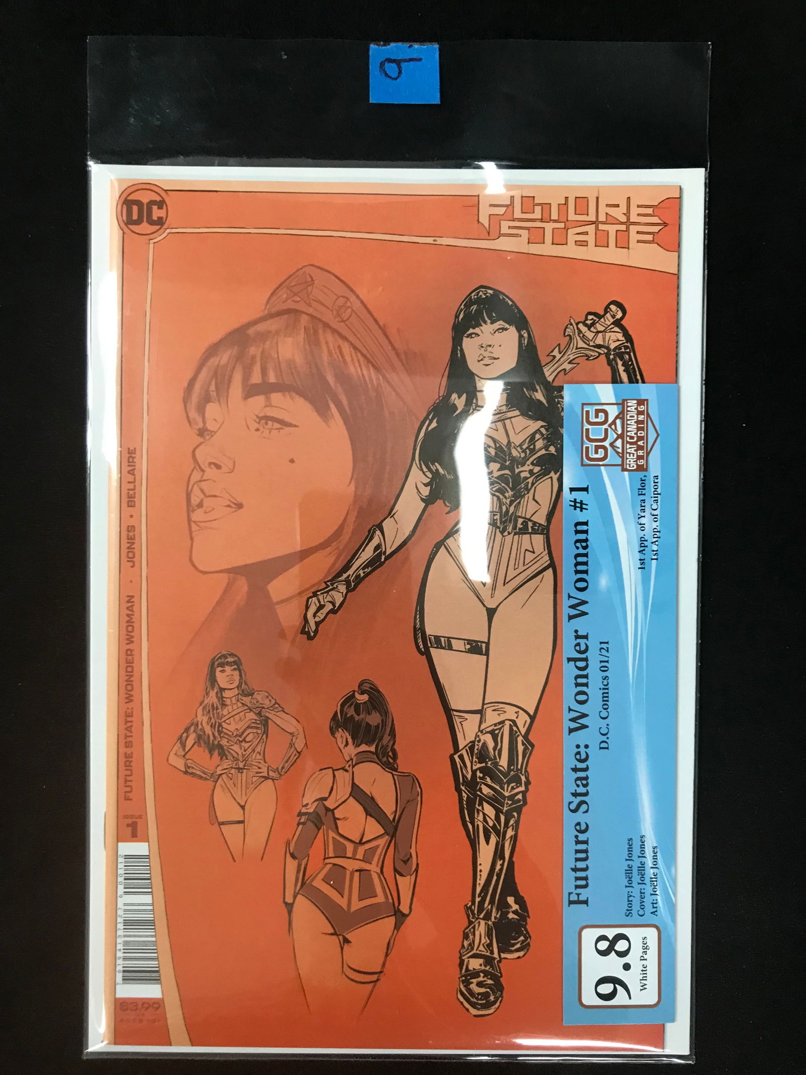 DC COMICS NO.1 FUTURE STATE WONDER WOMAN GCG GRADED 9.8 (1 of 1)