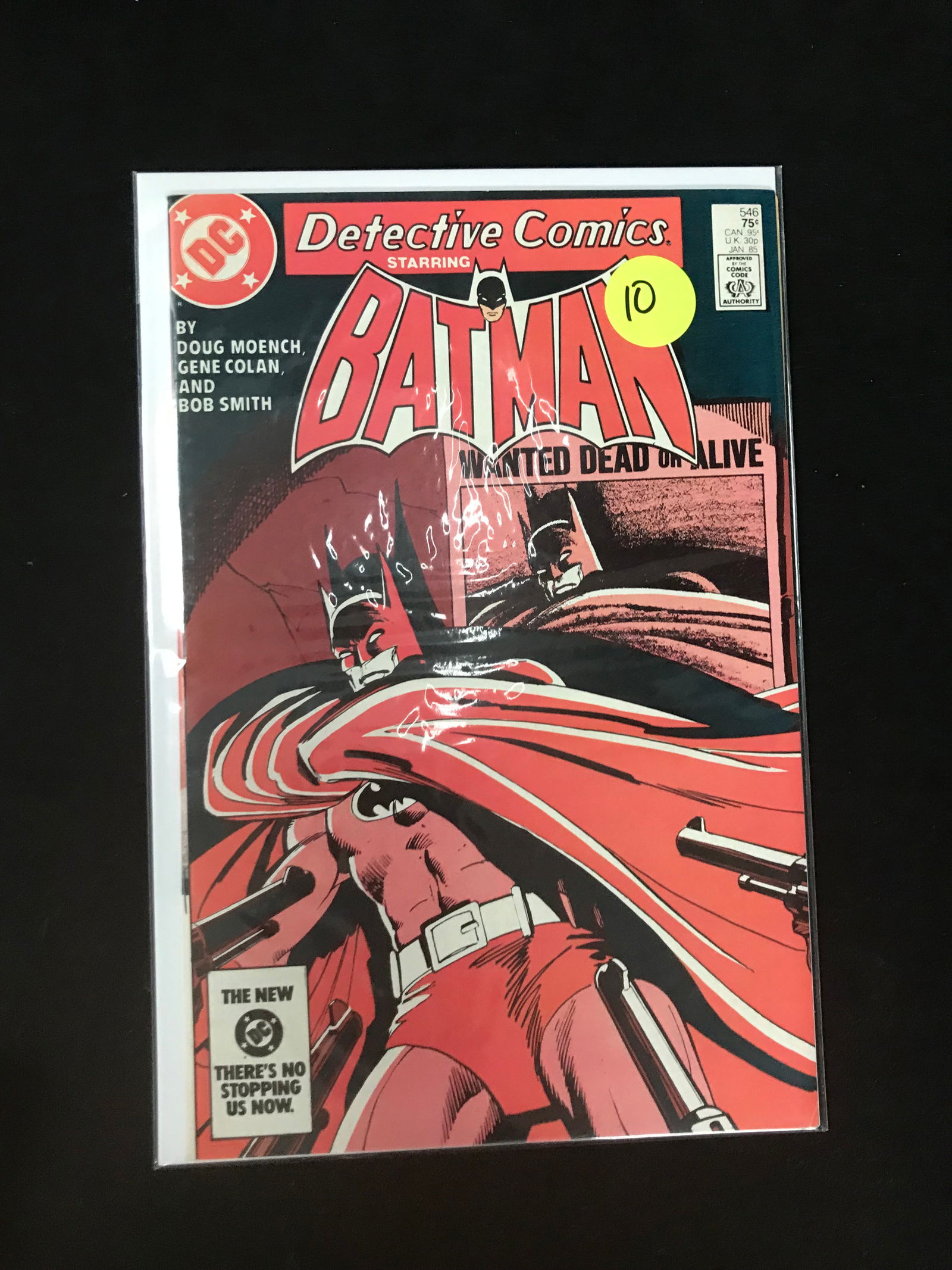 DC COMICS NO.546 DETECTIVE COMICS STARRING BATMAN (1 of 1)